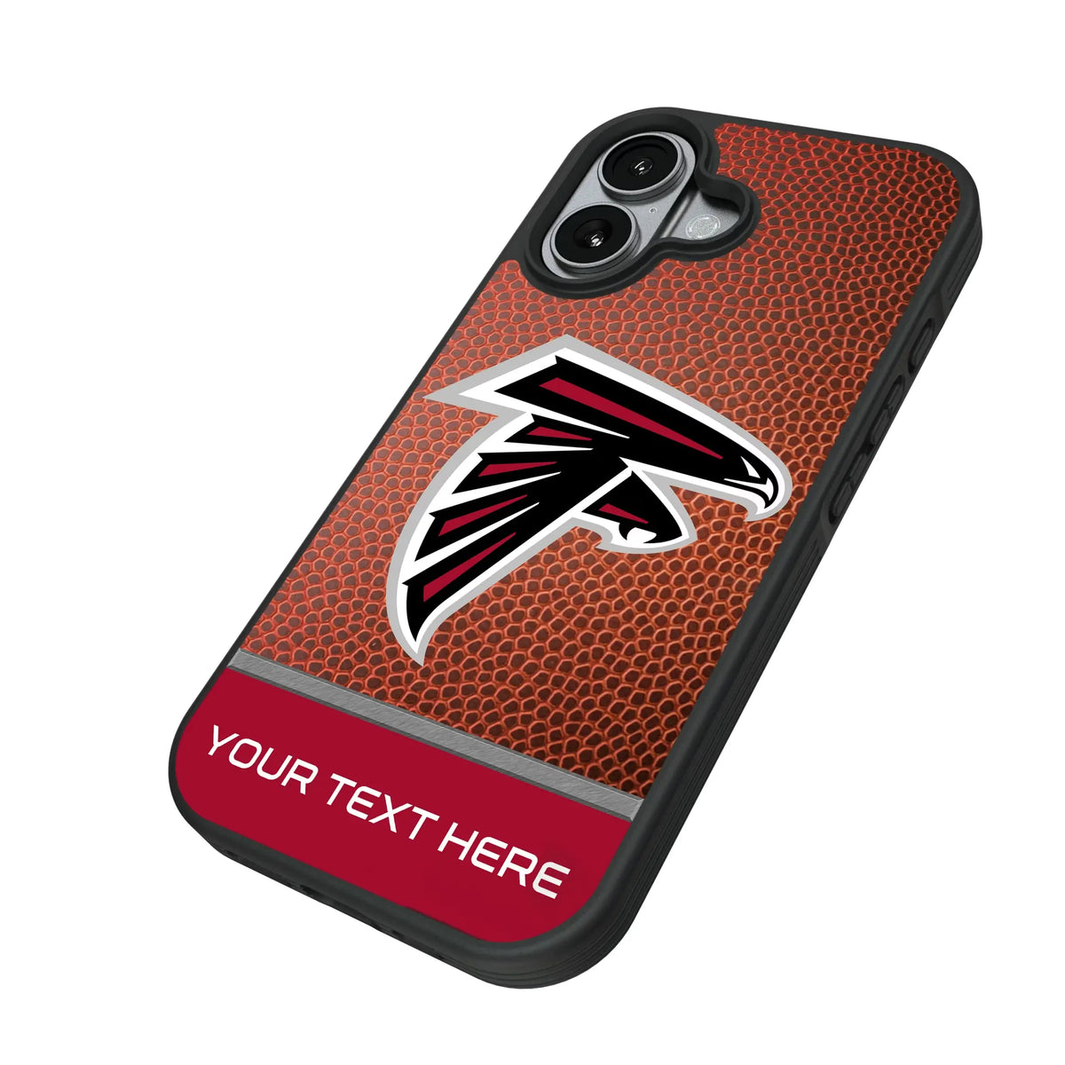 Atlanta Falcons Personalized Football iPhone Bump Phone Case for Apple iPhone - Isometric View#Device_iPhone 17