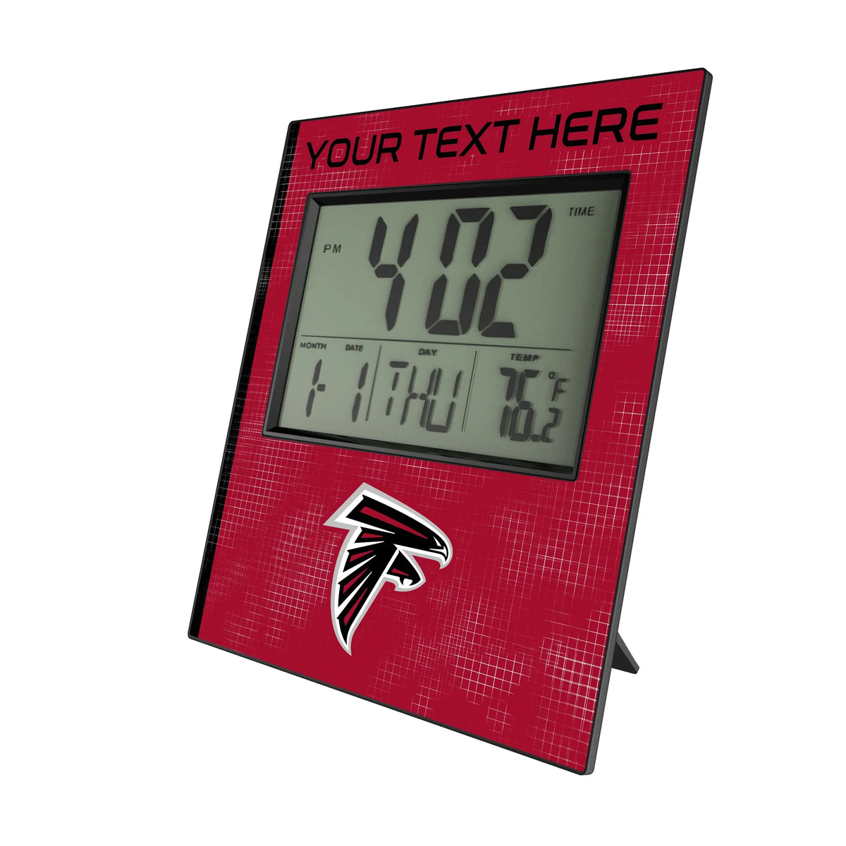 Atlanta Falcons Personalized Hatch Wall Clock