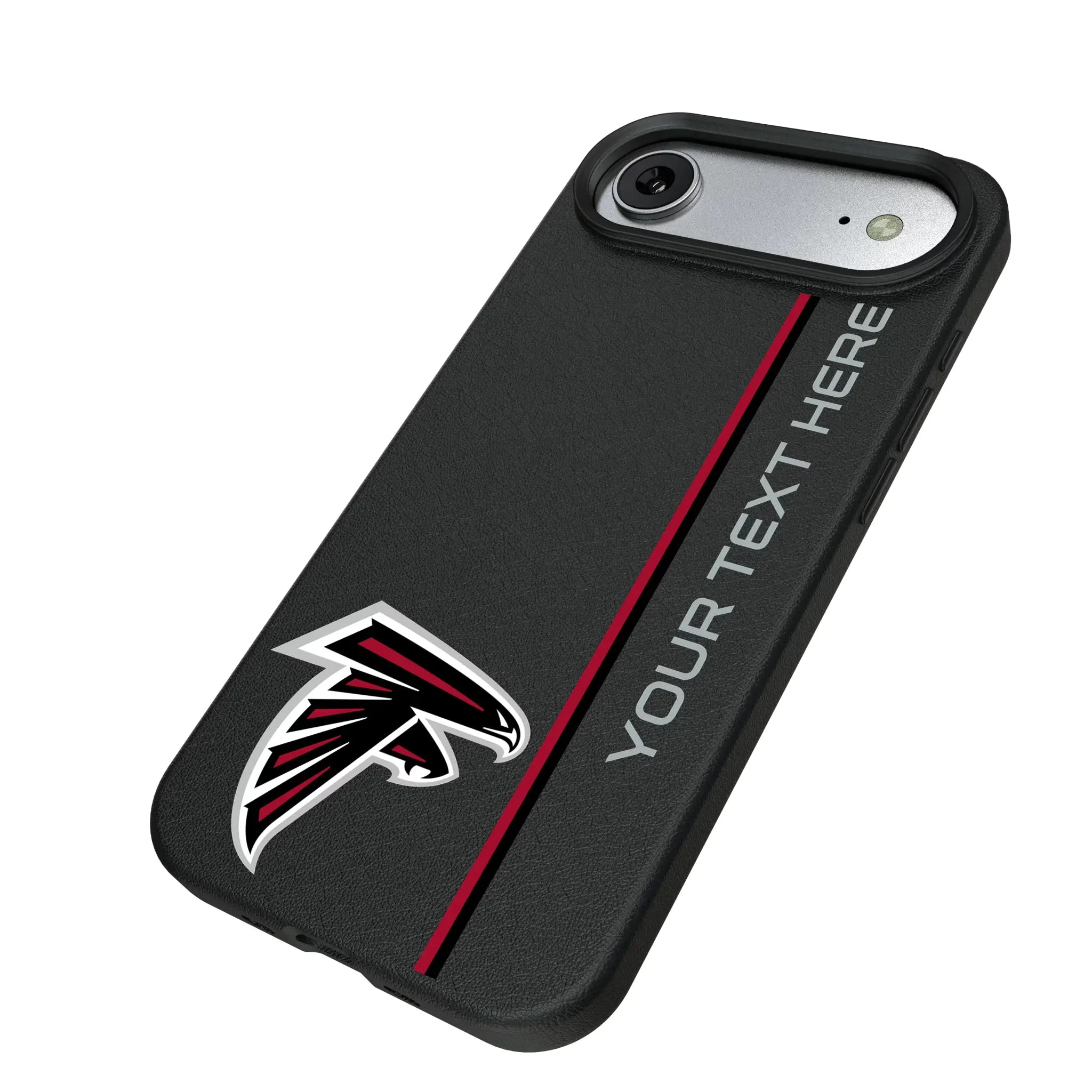 Atlanta Falcons Personalized Sidebard iPhone MagSafe Compatible Phone Case for Apple iPhone - Isometric View#Device_iPhone Air