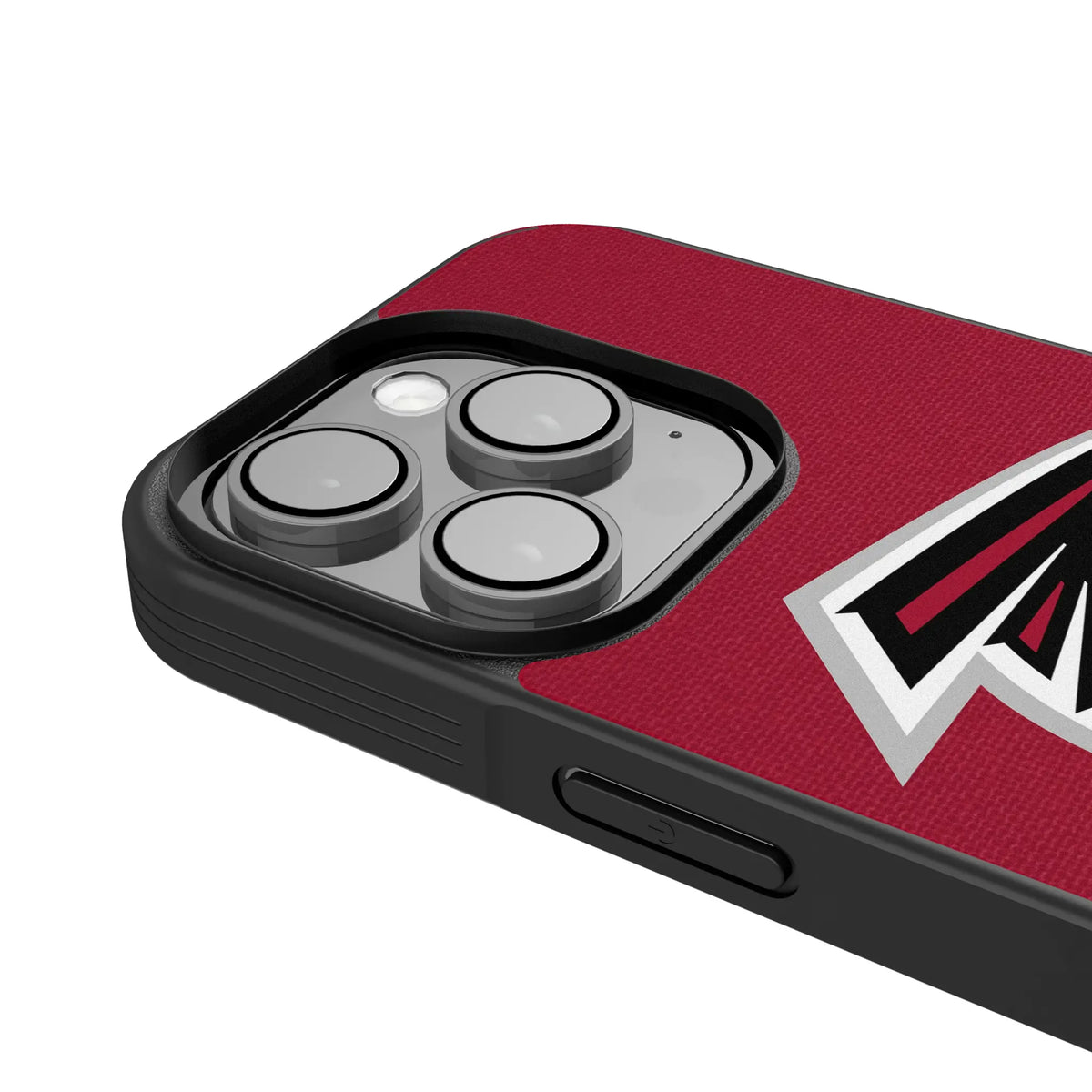 Atlanta Falcons Personalized Stripe iPhone Bump Phone Case for Apple iPhone - Detail