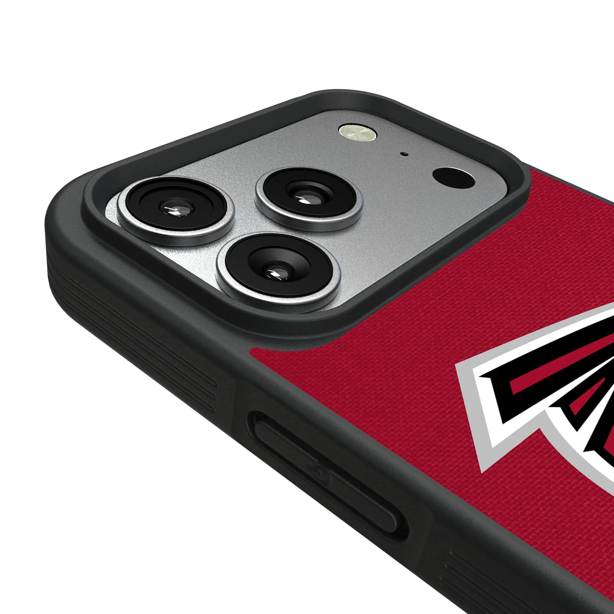 Atlanta Falcons Personalized Stripe iPhone Bump Phone Case for Apple iPhone - Detail#Device_iPhone 17 Pro