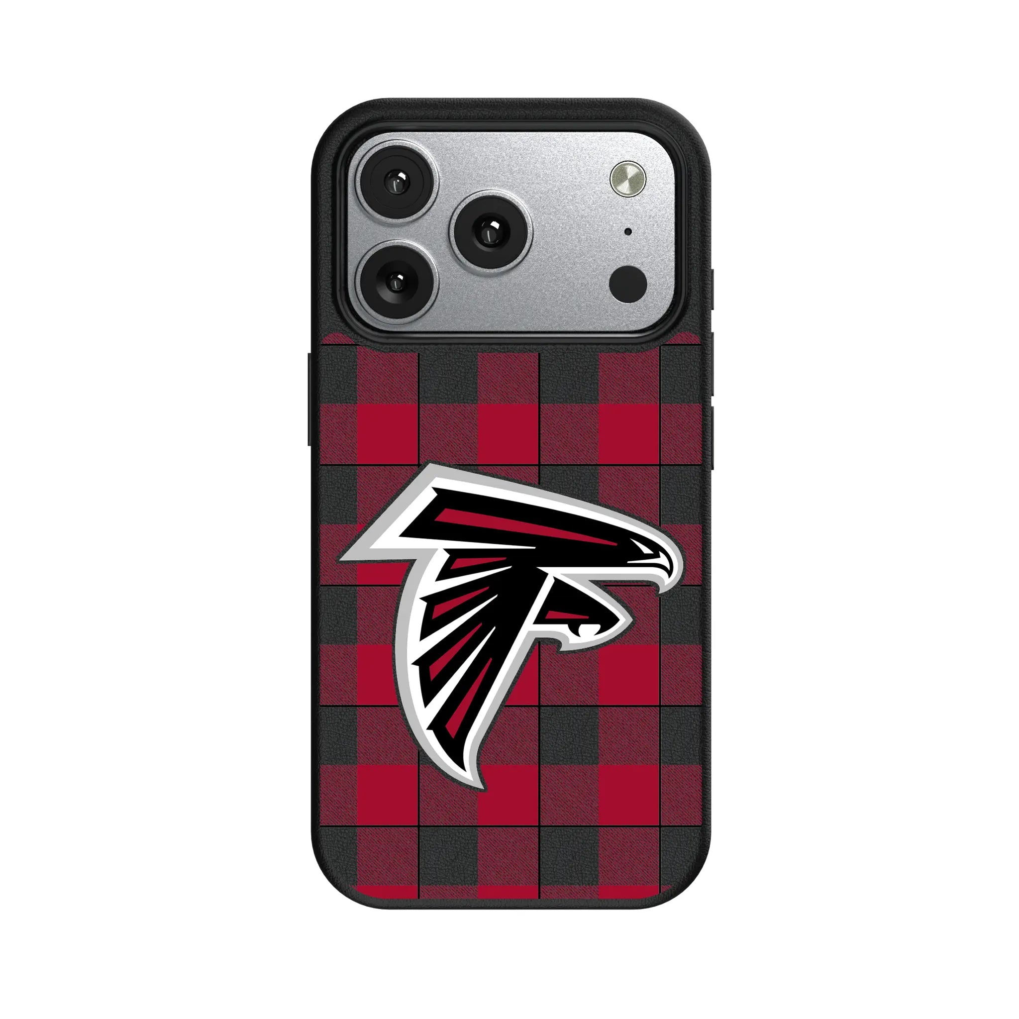 Atlanta Falcons Plaid iPhone MagSafe Compatible Phone Case for Apple iPhone#Device_iPhone 17 Pro
