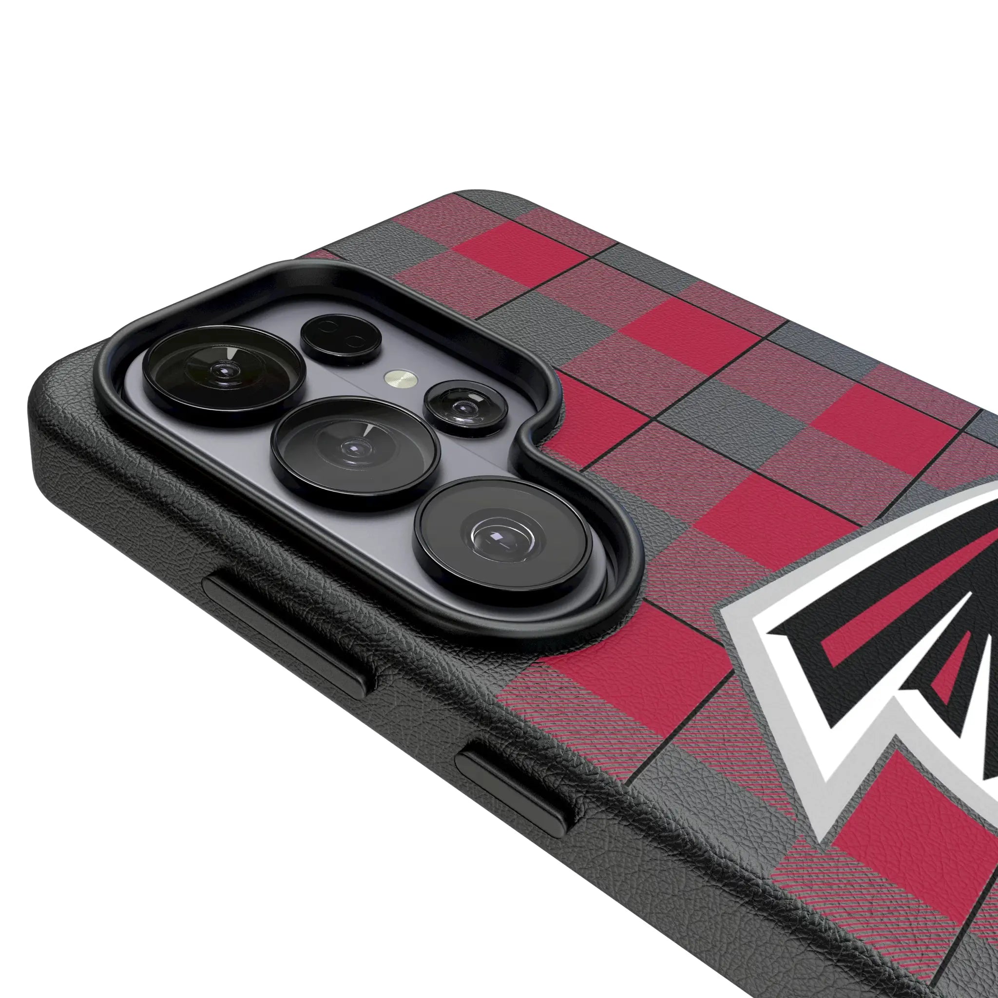 Atlanta Falcons Plaid Galaxy MagSafe Compatible Phone Case for Samsung Galaxy - Detail#Device_Galaxy S26 Ultra