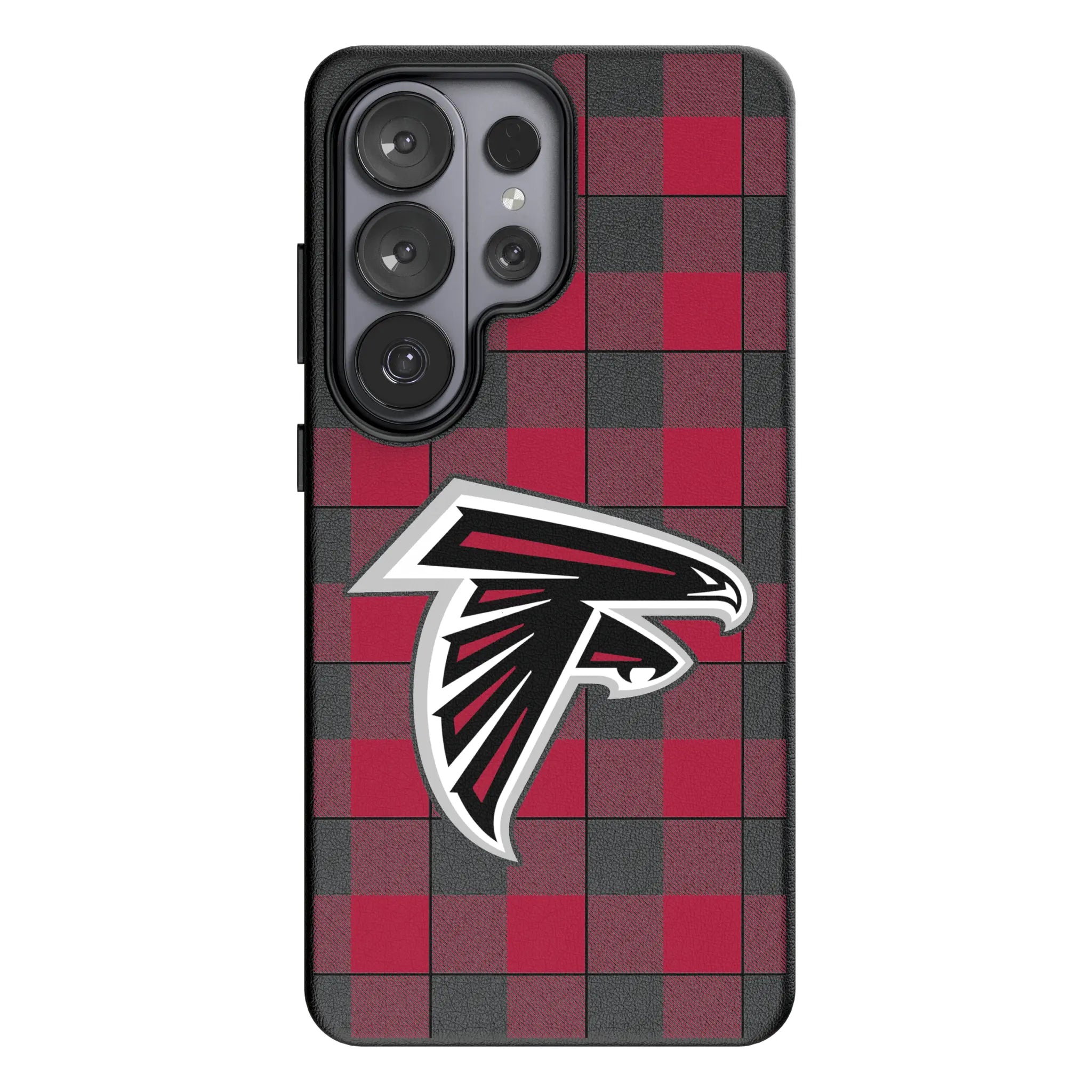 Atlanta Falcons Plaid Galaxy MagSafe Compatible Phone Case for Samsung Galaxy#Device_Galaxy S26 Ultra