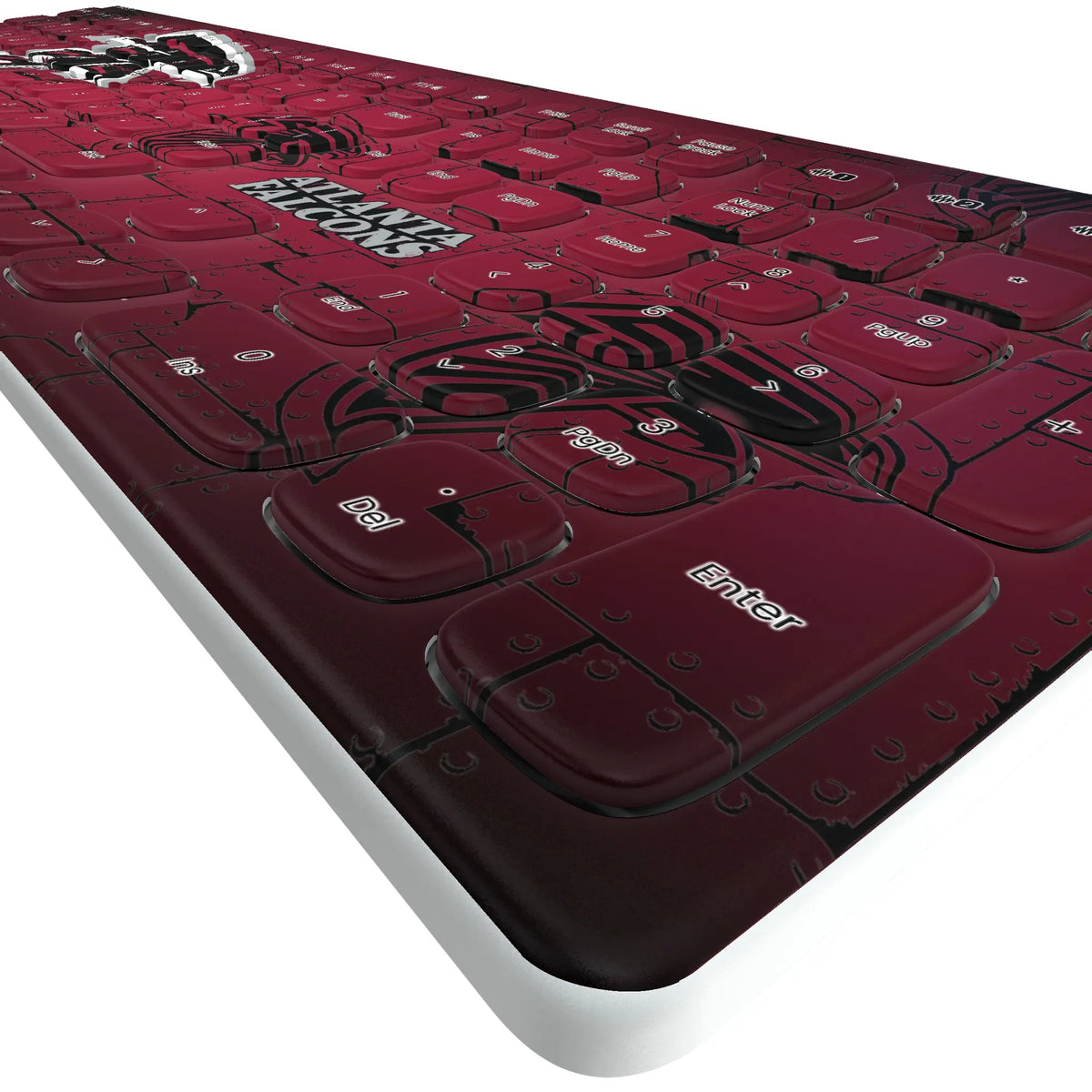 Atlanta Falcons Rivet KKB605 Curved Wireless Keyboard - Detail