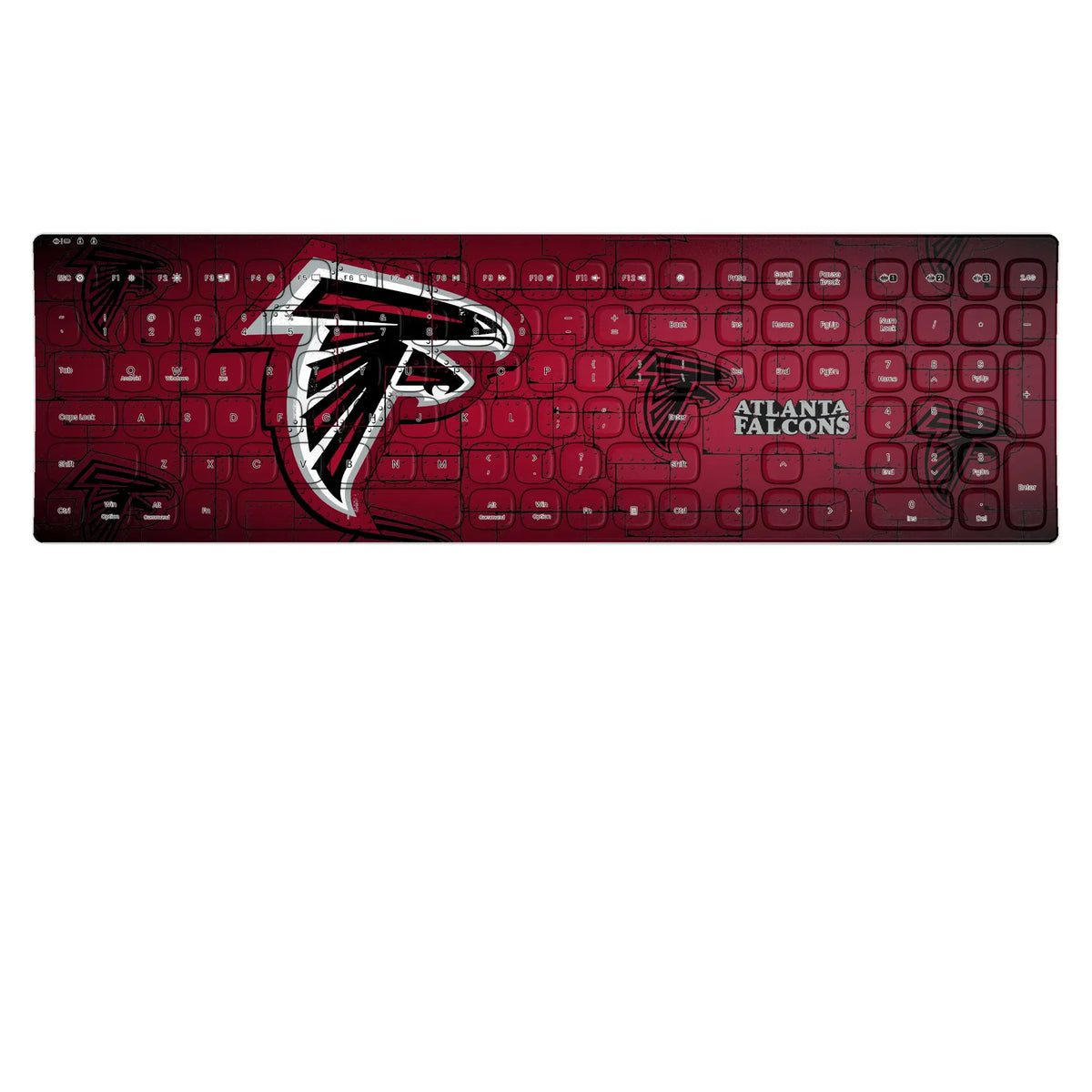Atlanta Falcons Rivet KKB605 Curved Wireless Keyboard