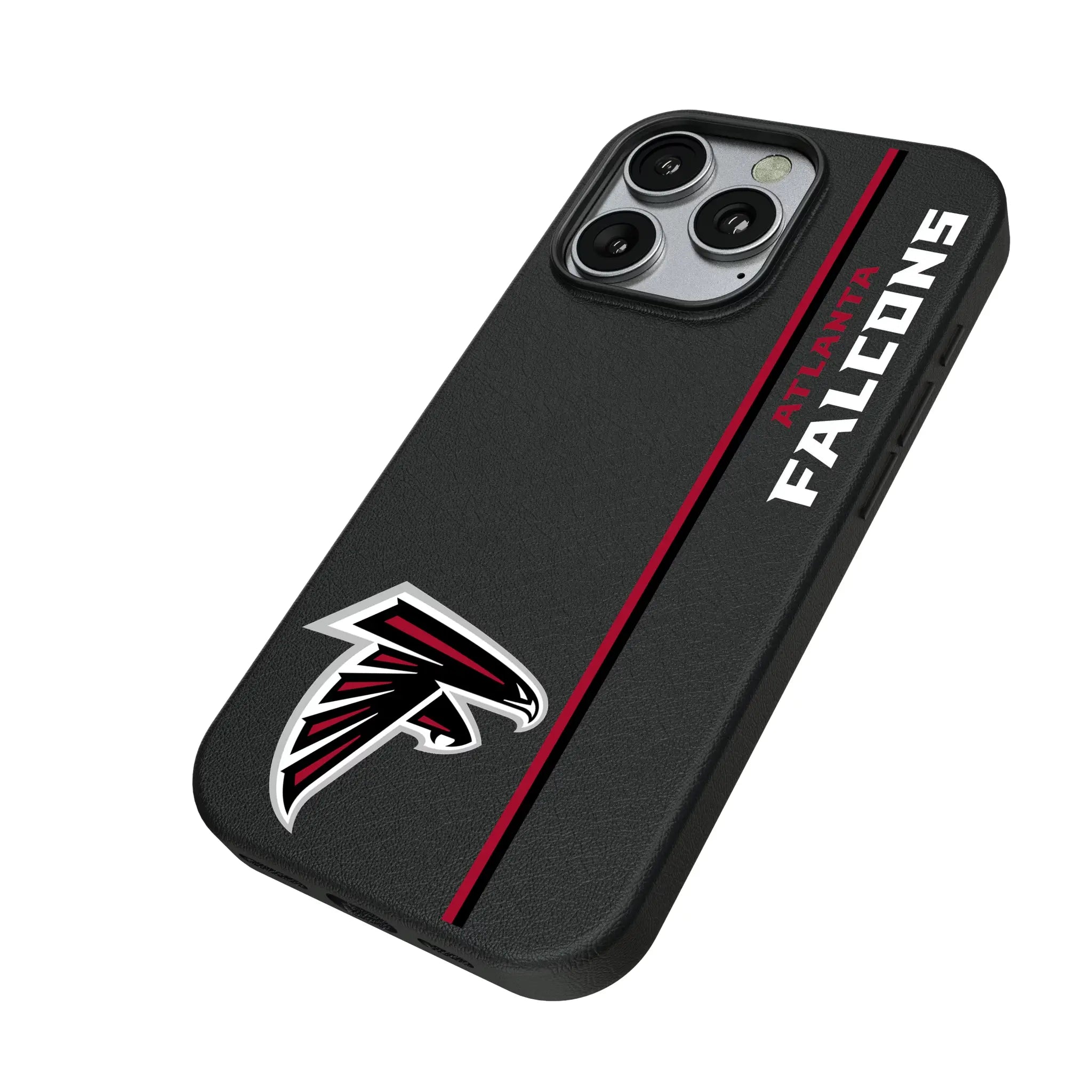 Atlanta Falcons Sidebar iPhone MagSafe Compatible Phone Case for Apple iPhone - Isometric View