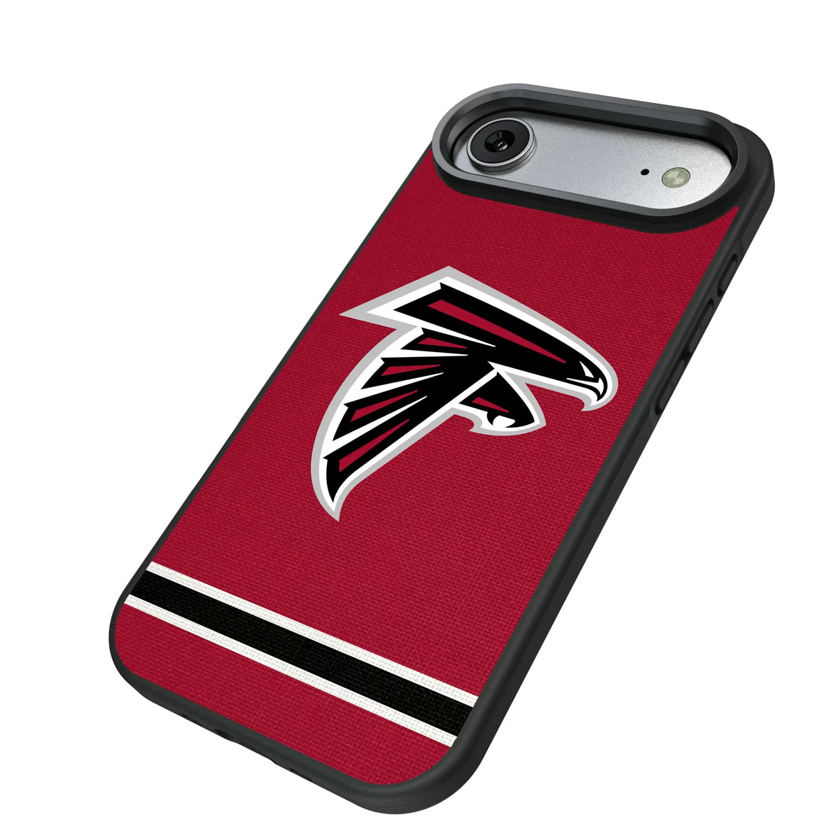 Atlanta Falcons Stripe iPhone Bump Phone Case for Apple iPhone - Isometric View#Device_iPhone Air