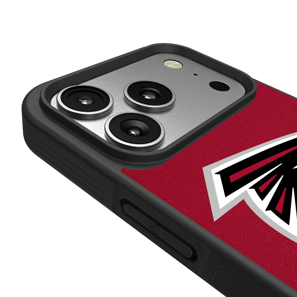 Atlanta Falcons Stripe iPhone Bump Phone Case for Apple iPhone - Detail#Device_iPhone 17 Pro