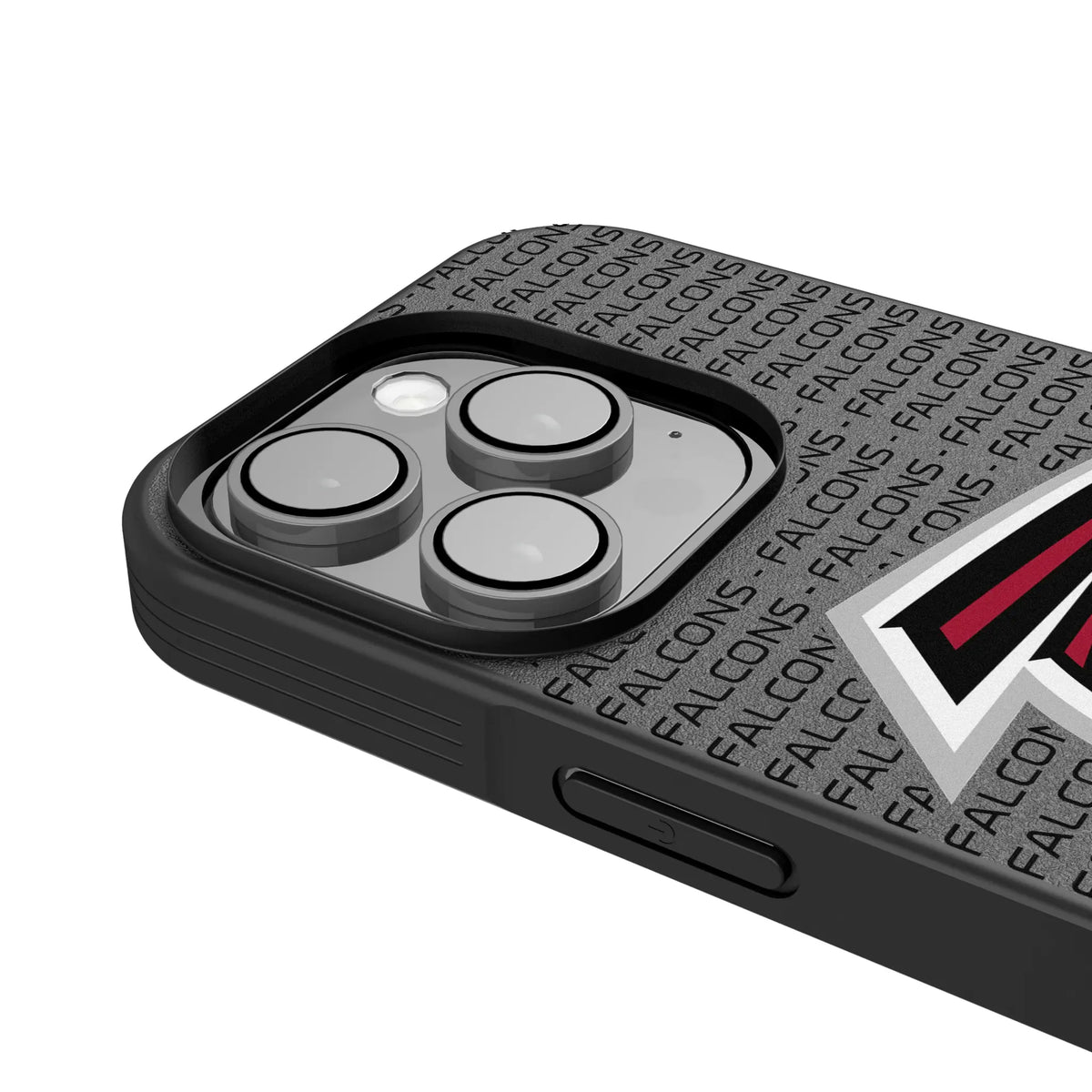 Atlanta Falcons Text Backdrop iPhone Bump Phone Case for Apple iPhone - Detail