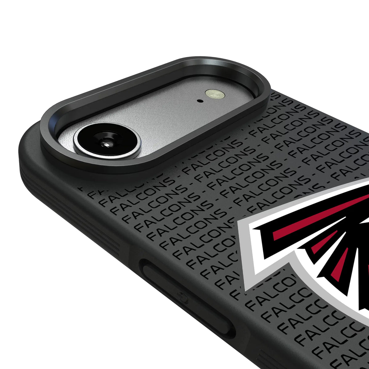 Atlanta Falcons Text Backdrop iPhone Bump Phone Case for Apple iPhone - Detail#Device_iPhone Air