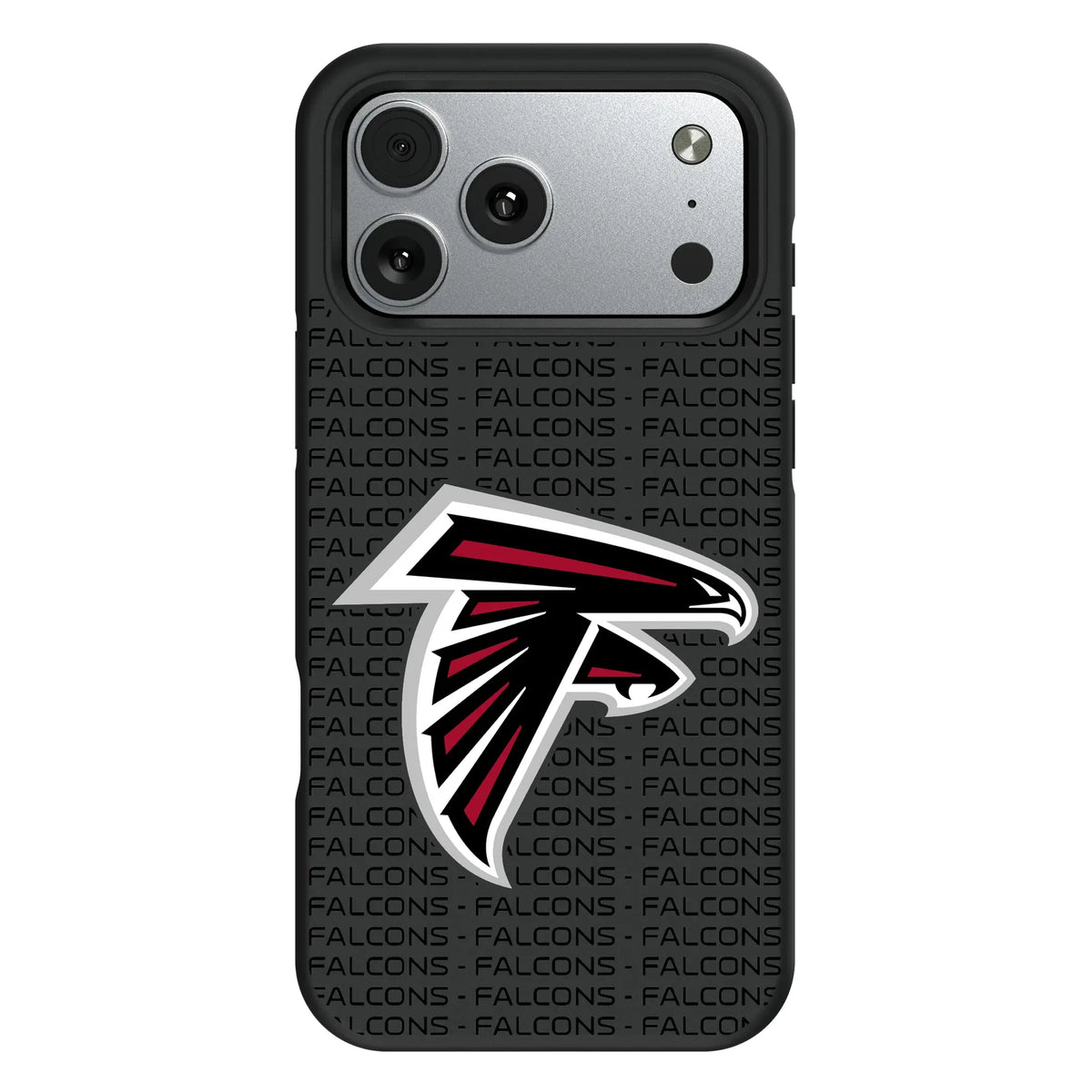Atlanta Falcons Text Backdrop iPhone Bump Phone Case for Apple iPhone#Device_iPhone 17 Pro Max