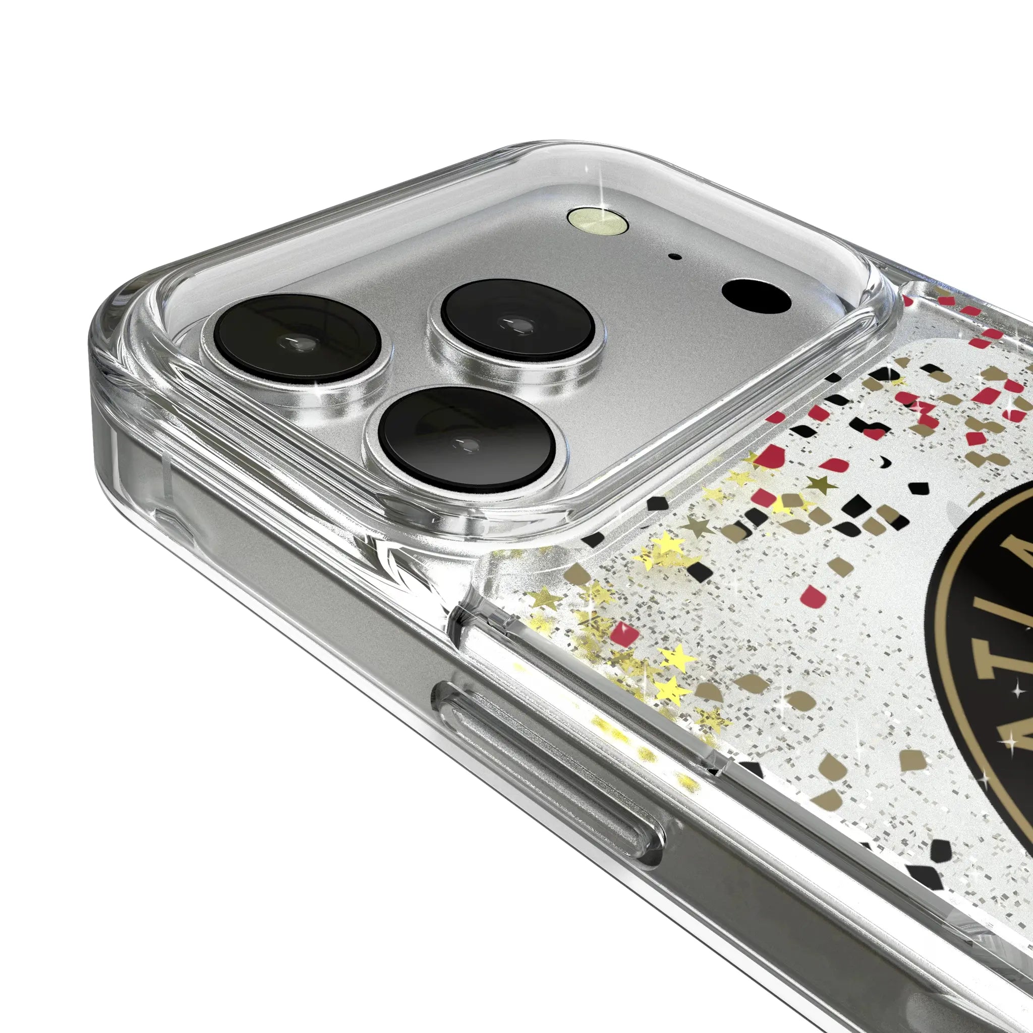 Atlanta United FC Confetti iPhone Glitter Phone Case for Apple iPhone - Detail