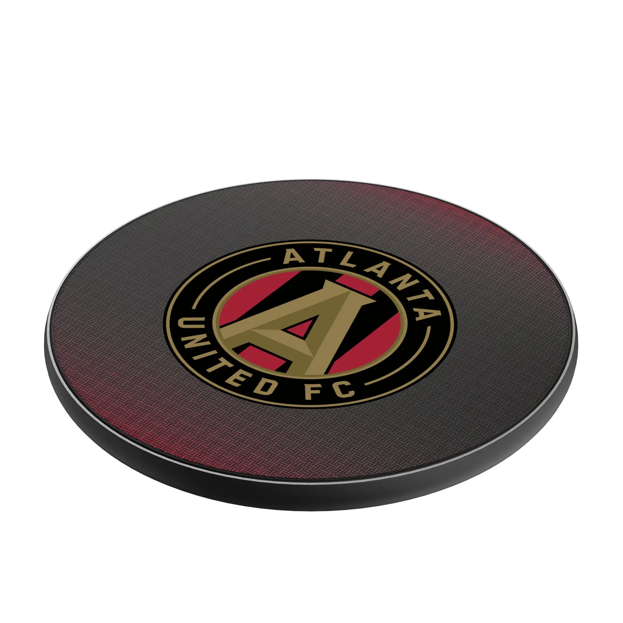 Atlanta United FC Linen 15-Watt Wireless Charger - Isometric View
