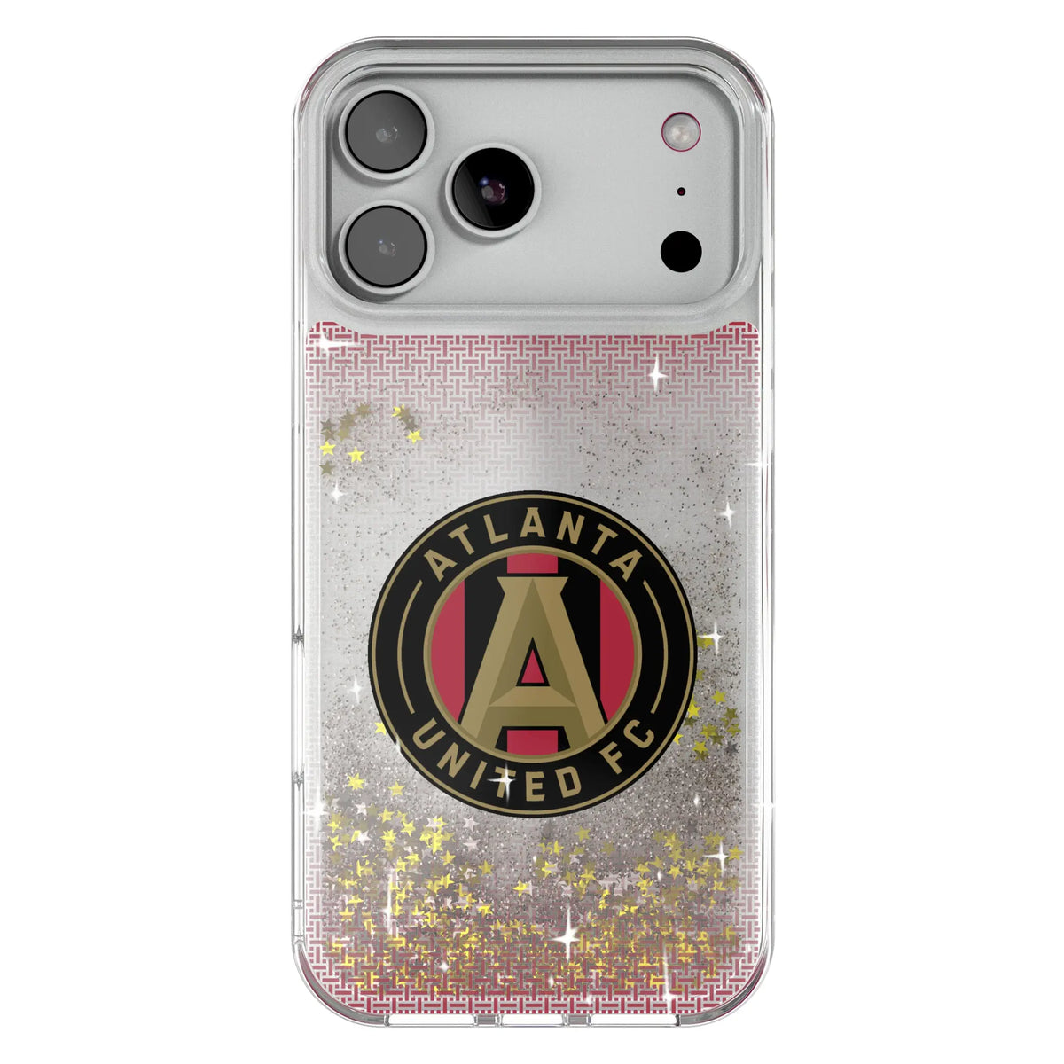 Atlanta United FC Linen Glitter Phone Case for Apple iPhone