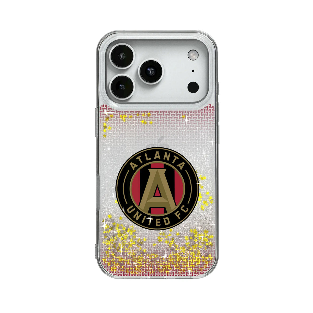 Atlanta United FC Linen Glitter Phone Case for Apple iPhone