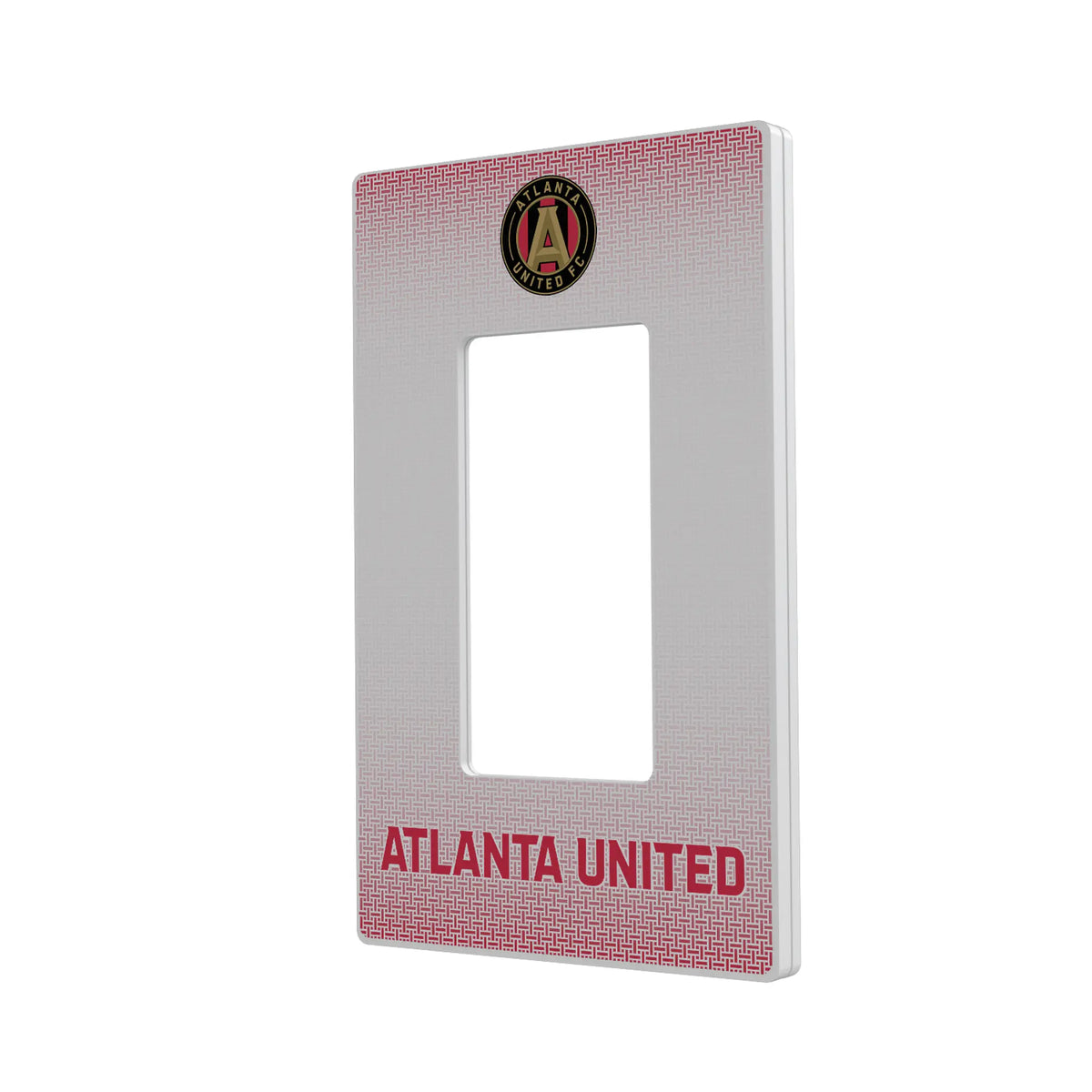 Atlanta United FC Linen Hidden-Screw Light Switch Plate#Style_Single Rocker