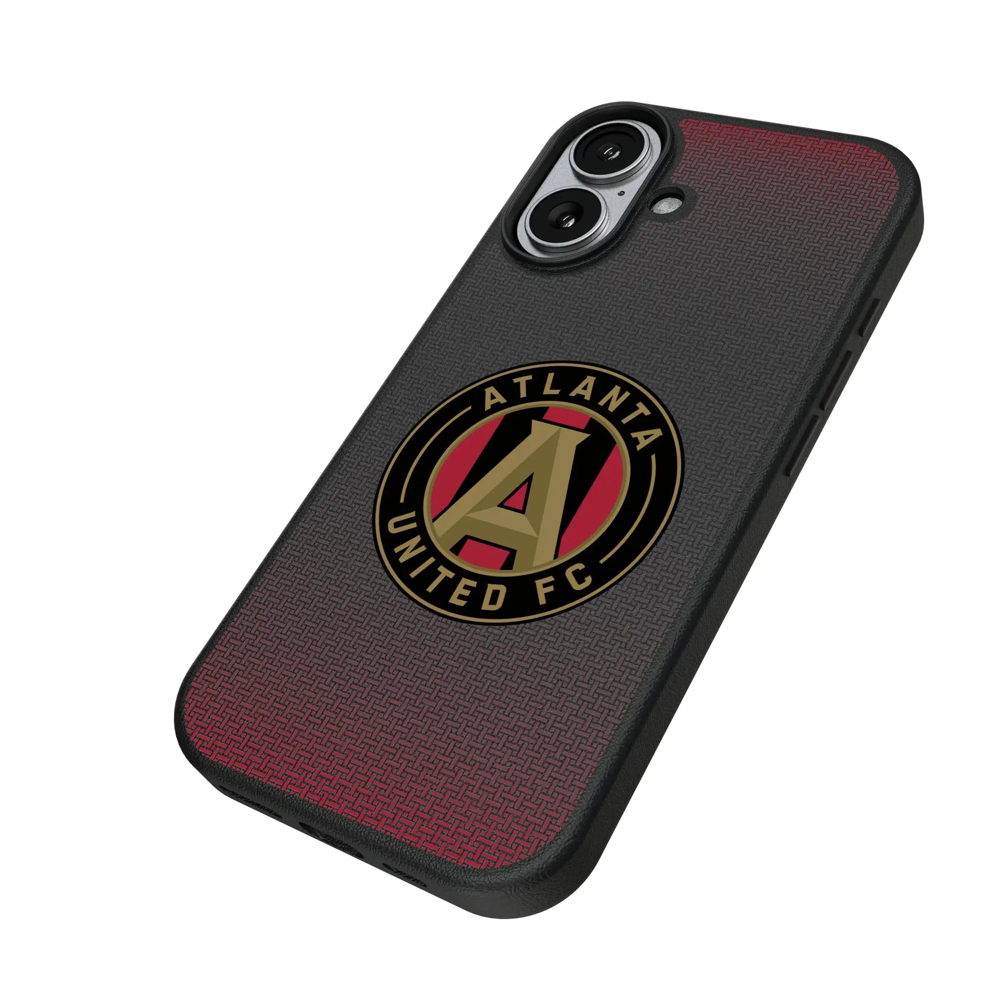 Atlanta United FC Linen iPhone MagSafe Compatible Phone Case for Apple iPhone - Isometric View#Device_iPhone 17