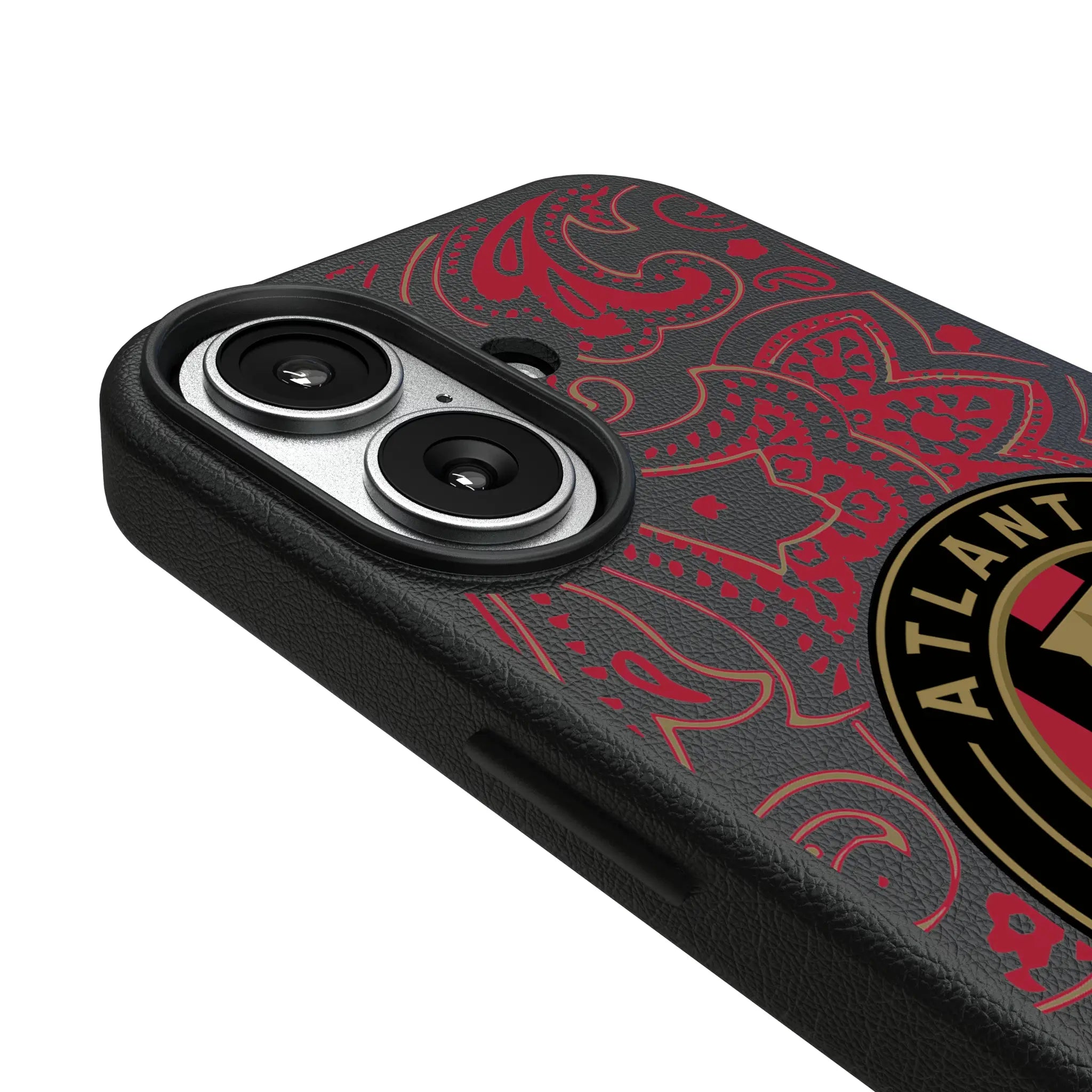 Atlanta United FC Paisley iPhone MagSafe Compatible Phone Case for Apple iPhone - Detail#Device_iPhone 17