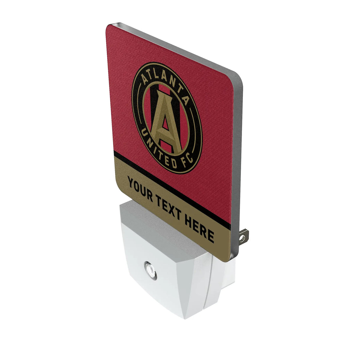Atlanta United FC Personalized Endzone Solid Night Light 2-Pack - Isometric View
