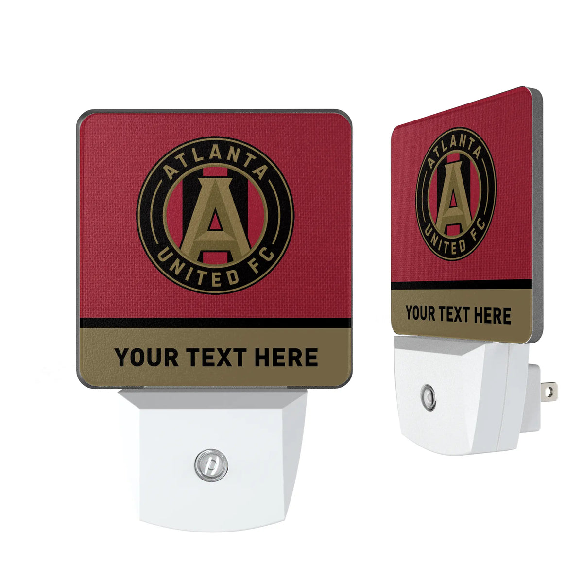 Atlanta United FC Personalized Endzone Solid Night Light 2-Pack