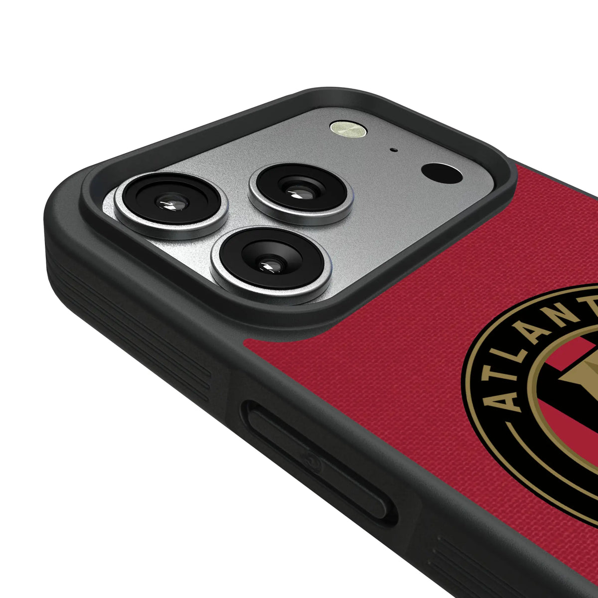 Atlanta United FC Personalized Stripe iPhone Bump Phone Case for Apple iPhone - Detail#Device_iPhone 17 Pro