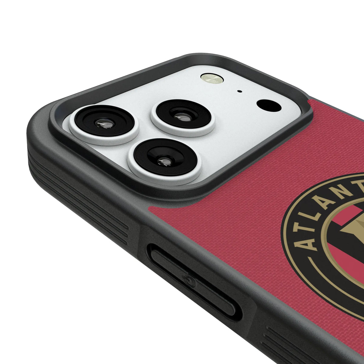 Atlanta United FC Personalized Stripe iPhone Bump Phone Case for Apple iPhone - Detail#Device_iPhone 18 Pro