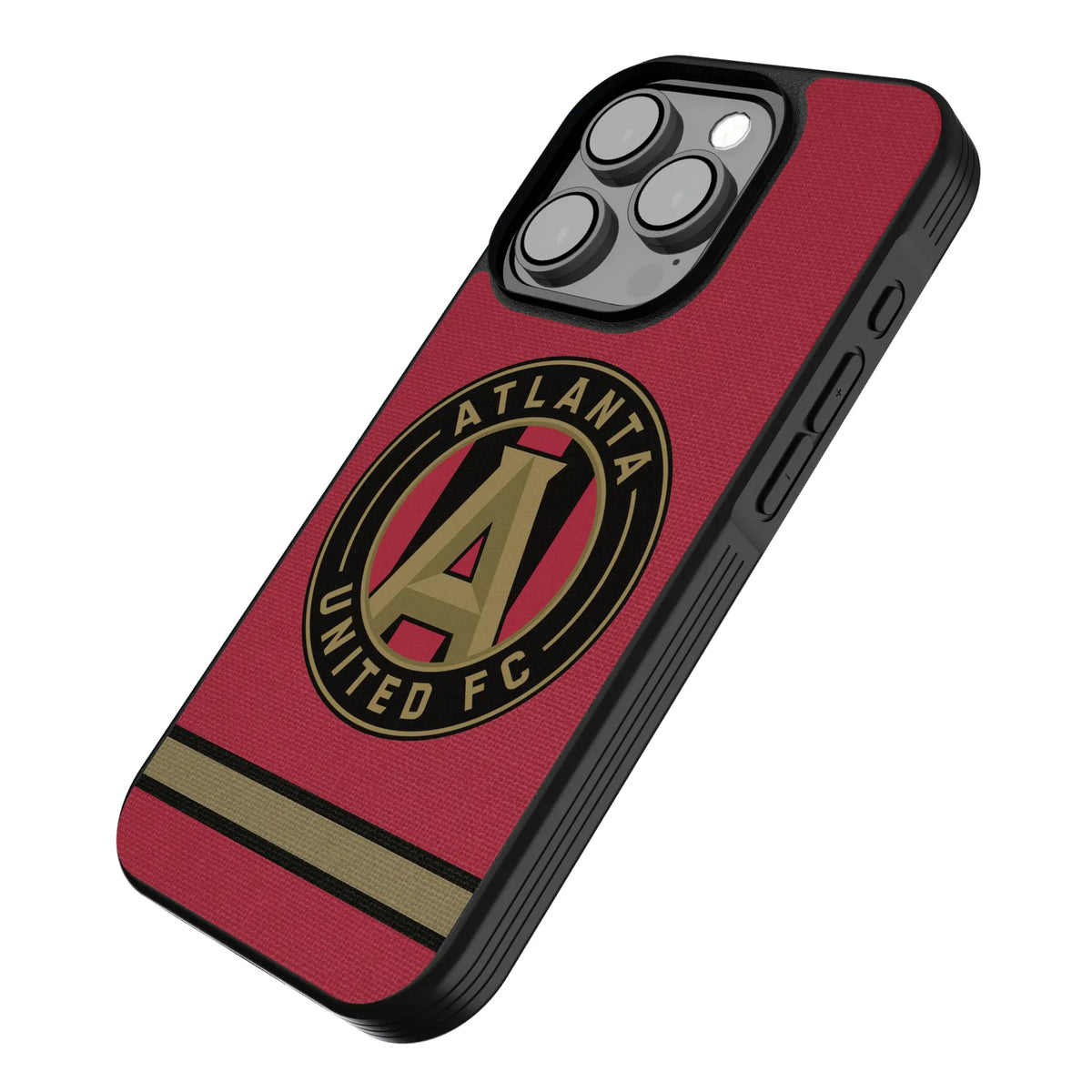 Atlanta United FC Stripe iPhone Bump Phone Case for Apple iPhone - Isometric View