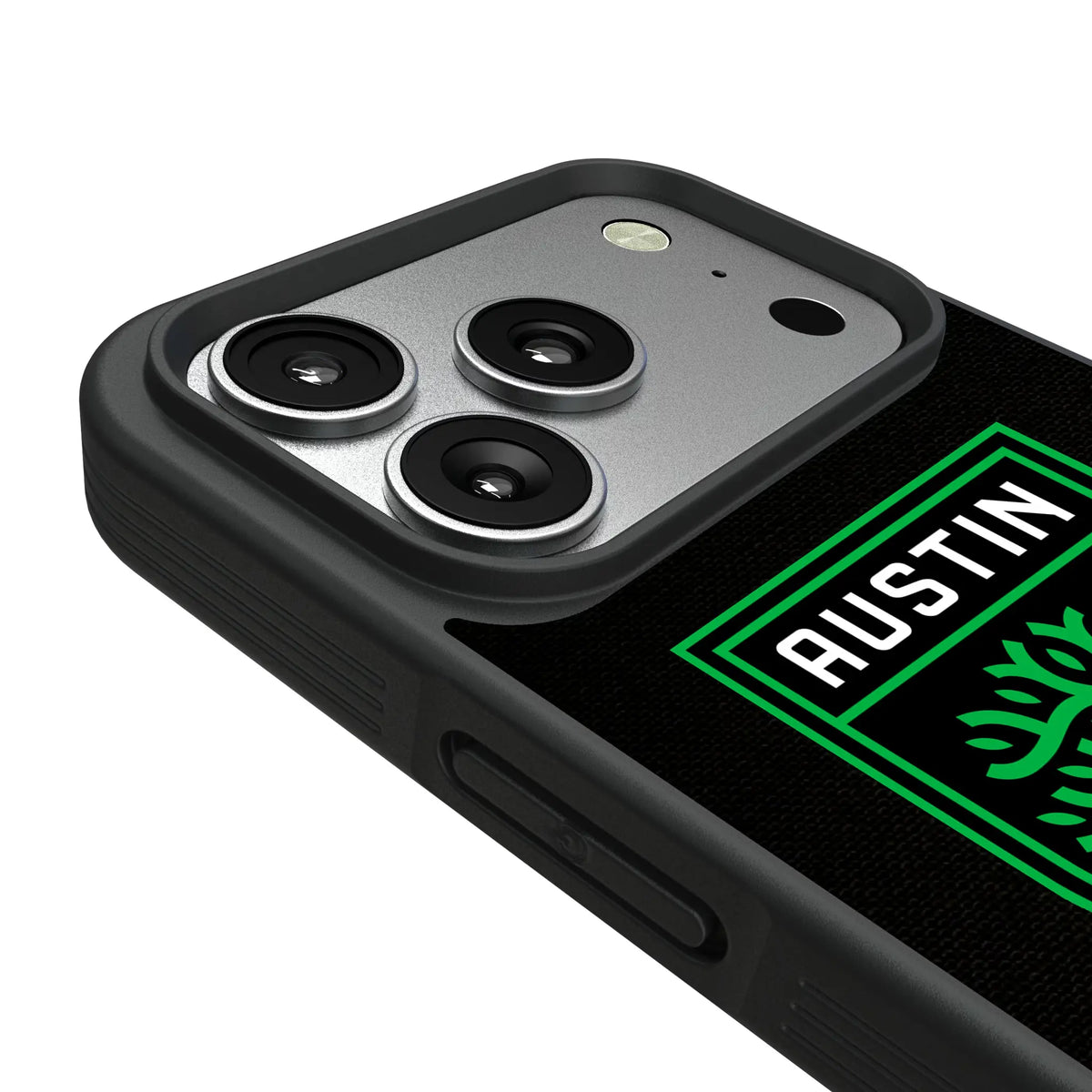 Austin FC Endzone Solid iPhone Bump Phone Case for Apple iPhone - Detail#Device_iPhone 17 Pro