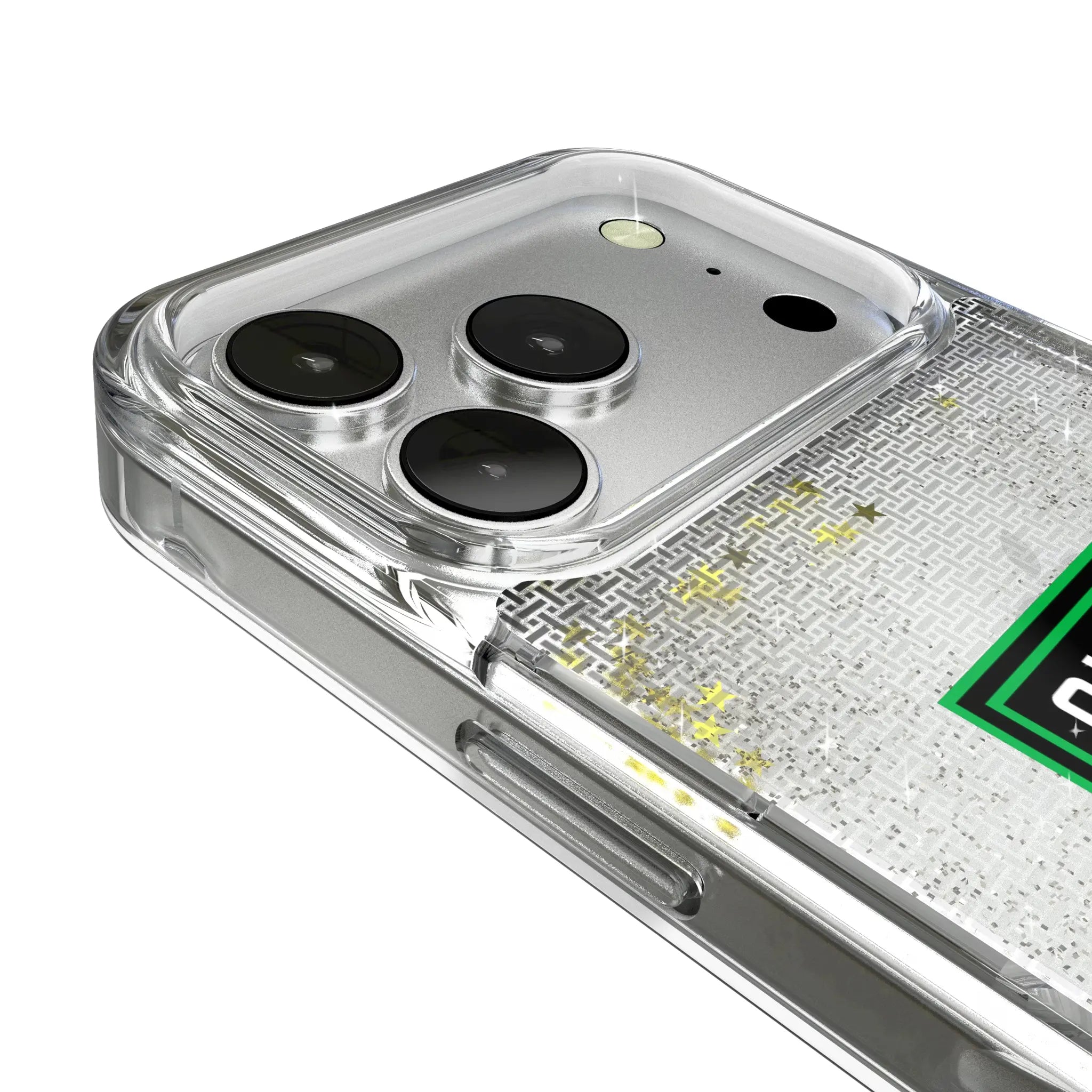 Austin FC Linen iPhone Glitter Phone Case for Apple iPhone - Detail