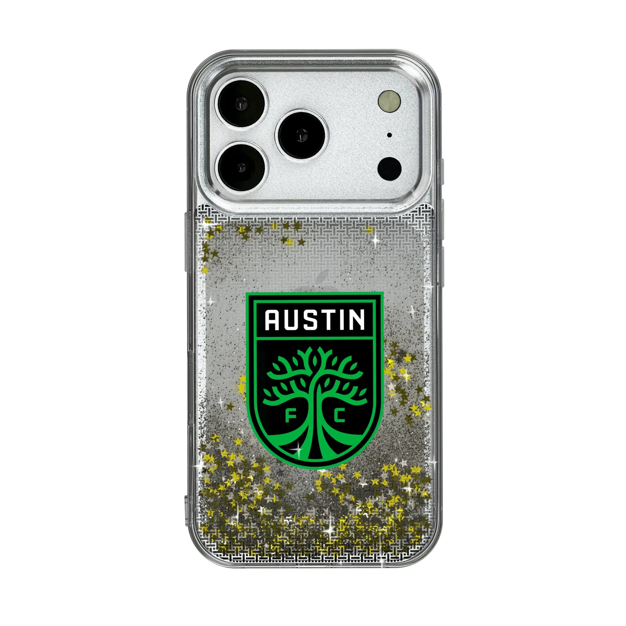 Austin FC Linen iPhone Glitter Phone Case for Apple iPhone