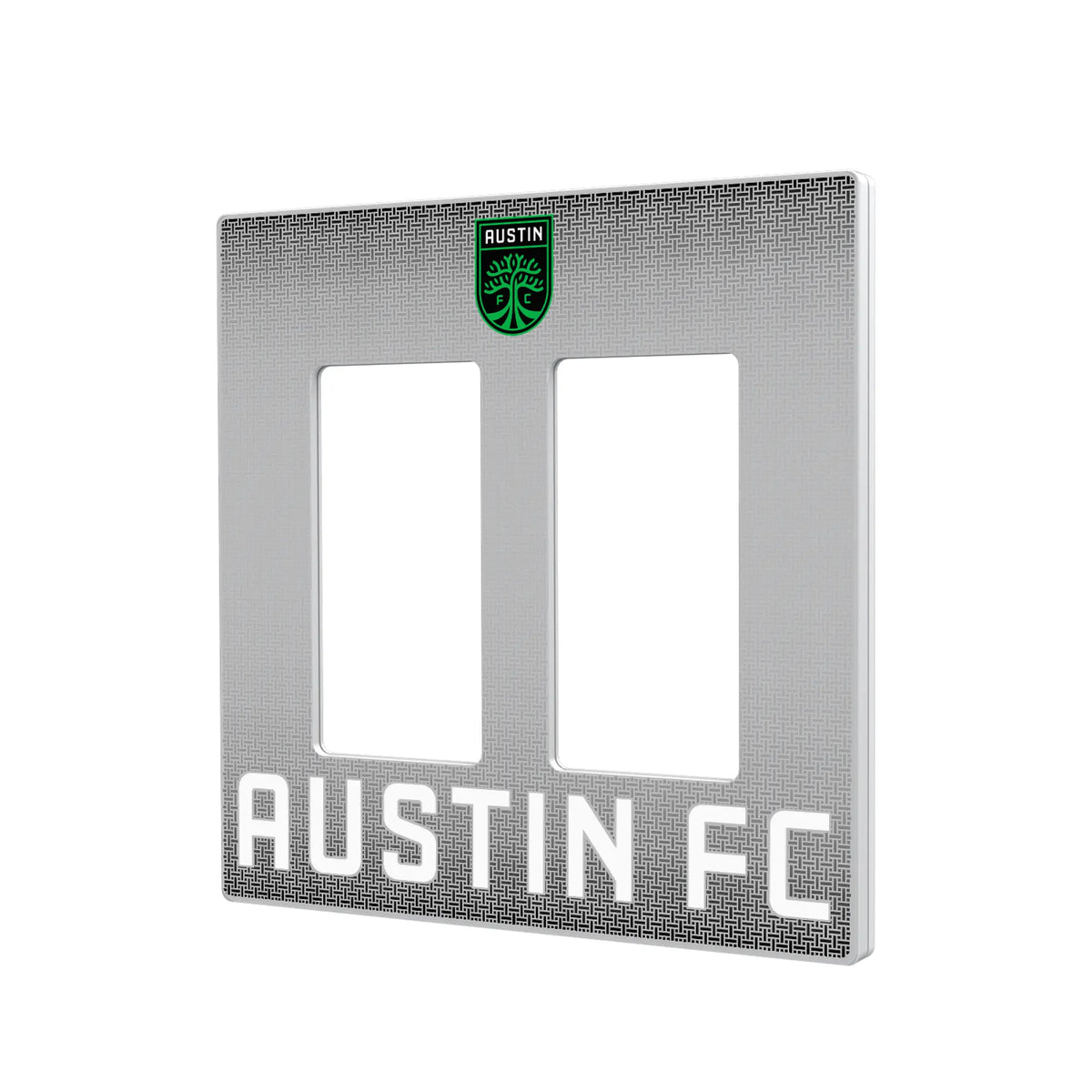 Austin FC Linen Hidden-Screw Light Switch Plate#Style_Double Rocker