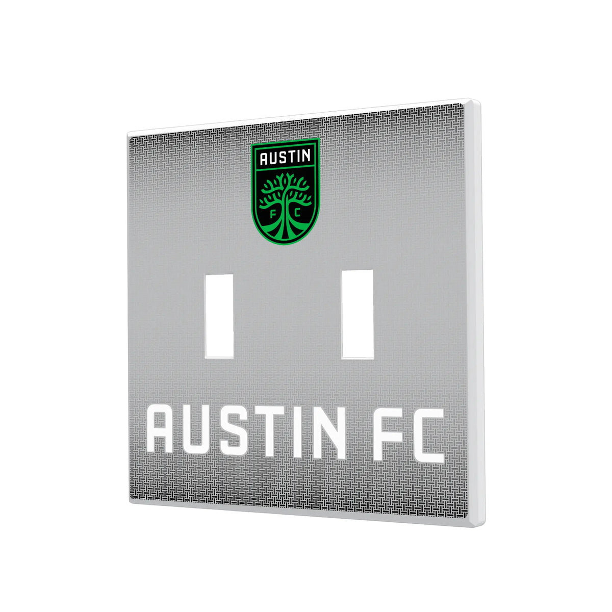 Austin FC Linen Hidden-Screw Light Switch Plate#Style_Double Toggle