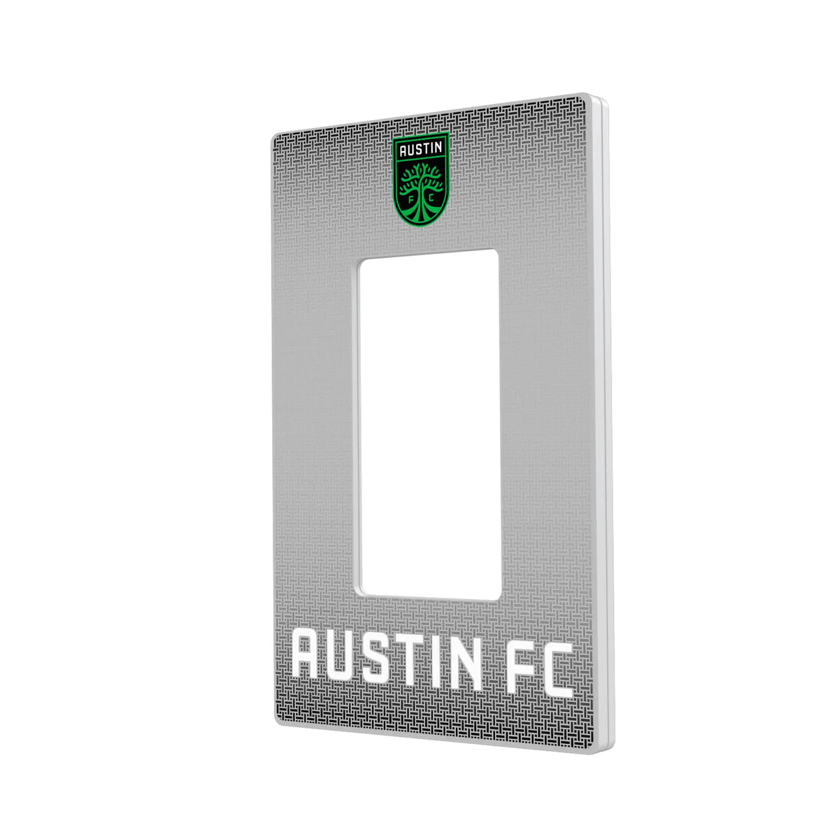 Austin FC Linen Hidden-Screw Light Switch Plate#Style_Single Rocker