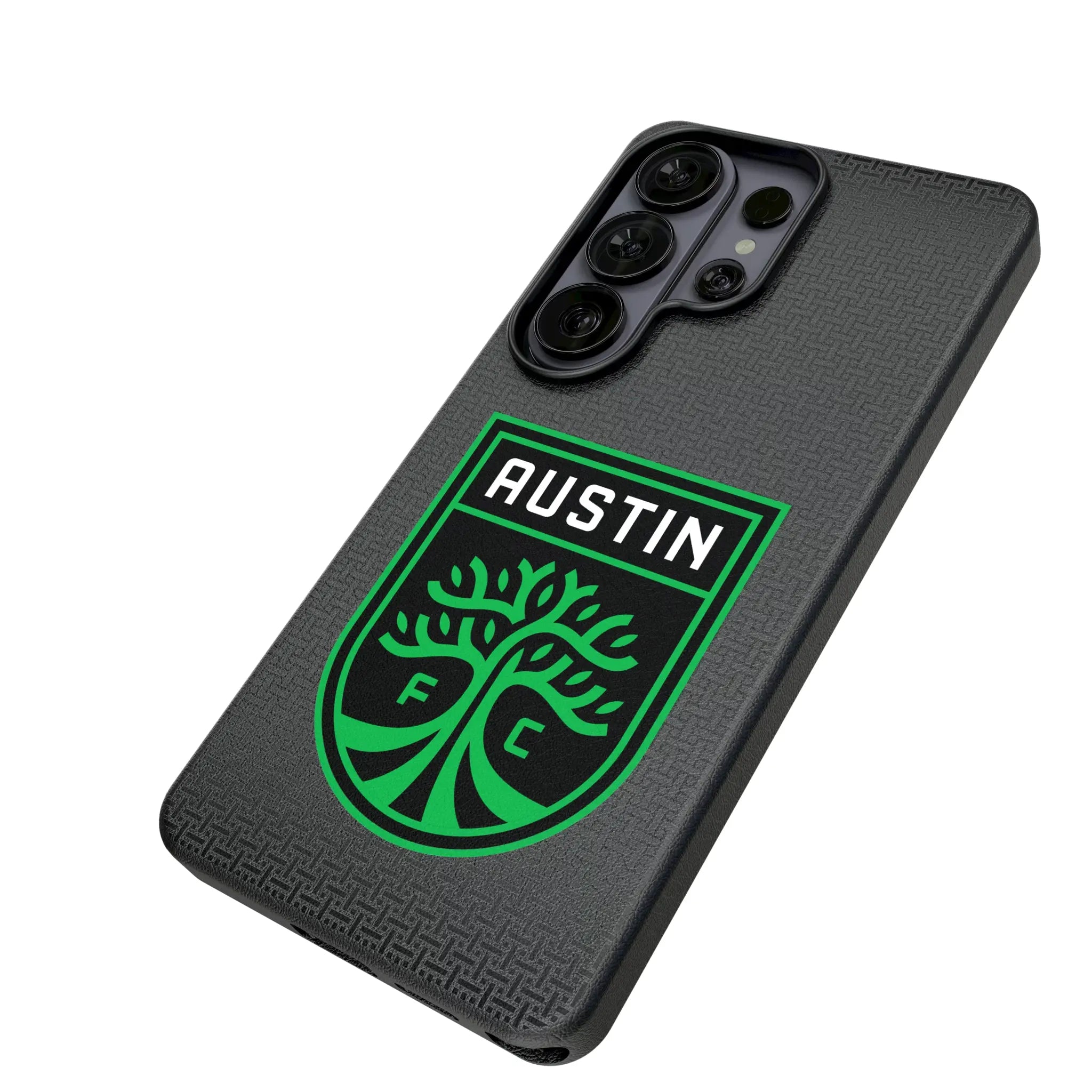 Austin FC Linen Galaxy MagSafe Compatible Phone Case for Samsung Galaxy - Isometric View#Device_Galaxy S26 Ultra