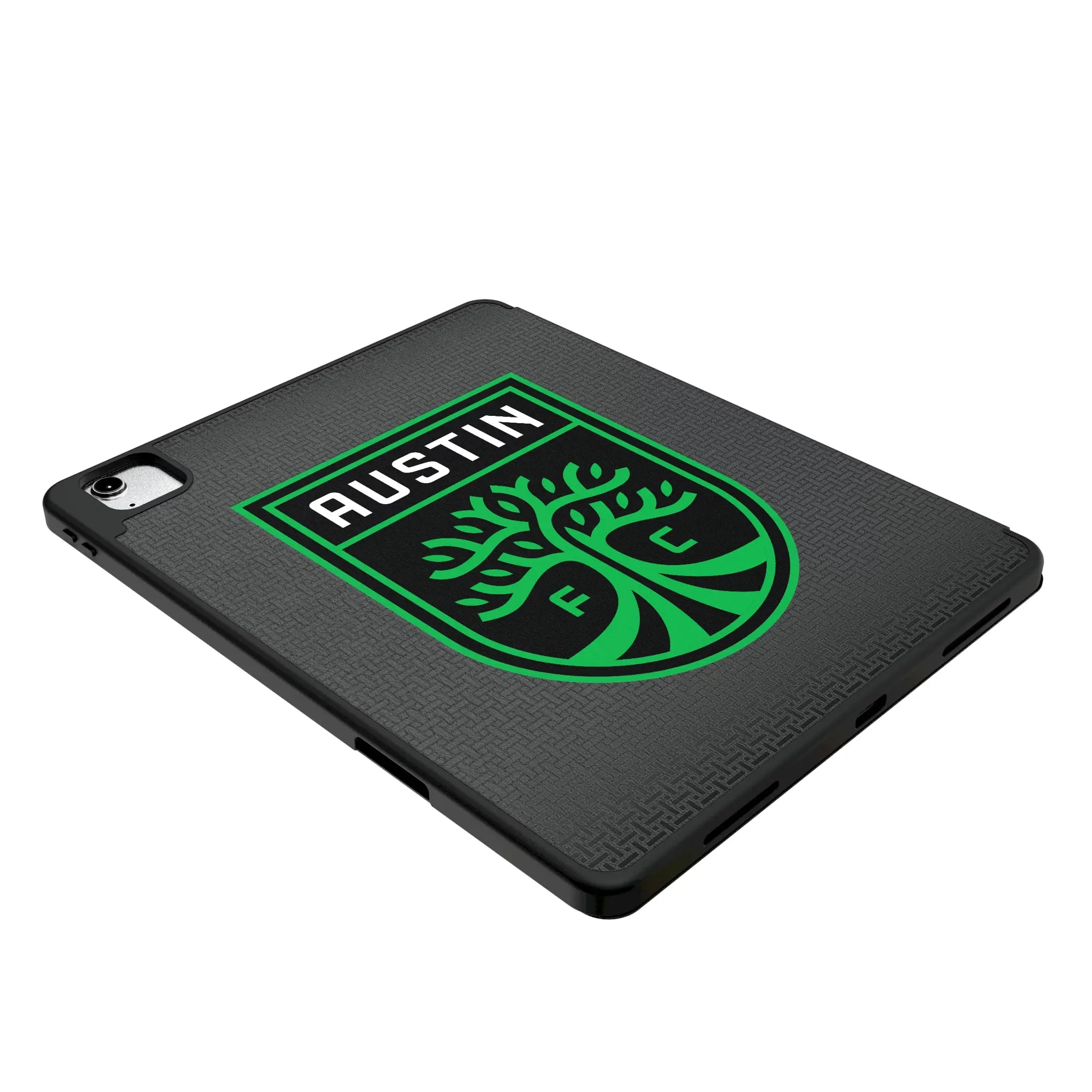 Austin FC Linen iPad Tablet Case for Apple iPad - Isometric View