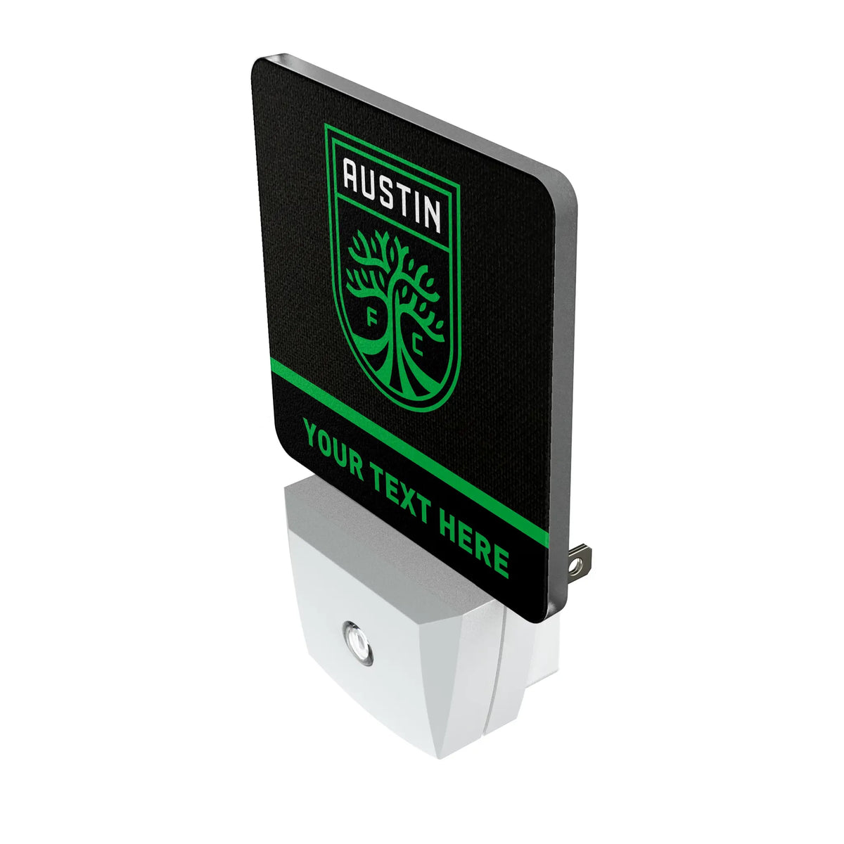 Austin FC Personalized Endzone Solid Night Light 2-Pack - Isometric View