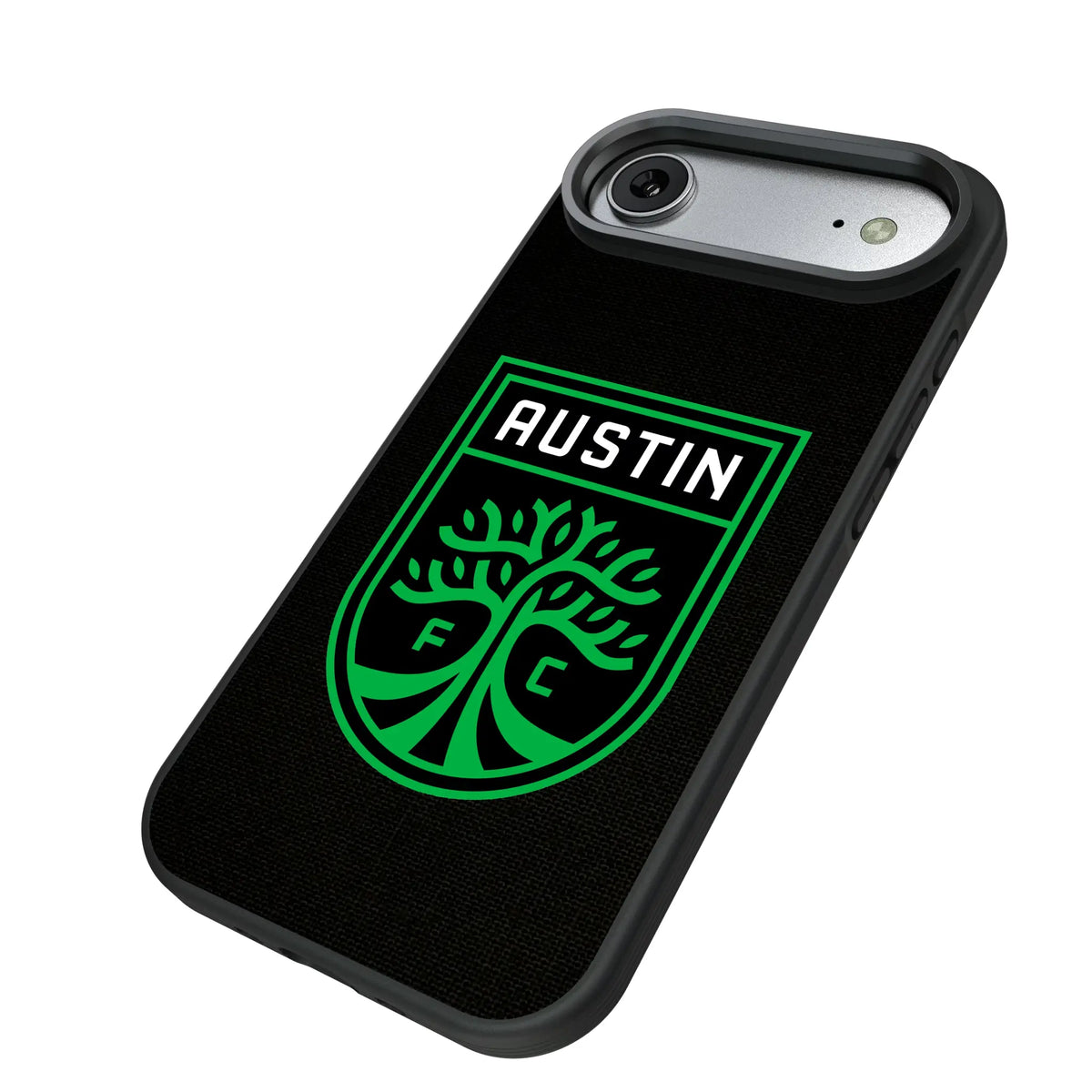 Austin FC Solid iPhone Bump Phone Case for Apple iPhone - Isometric View#Device_iPhone Air