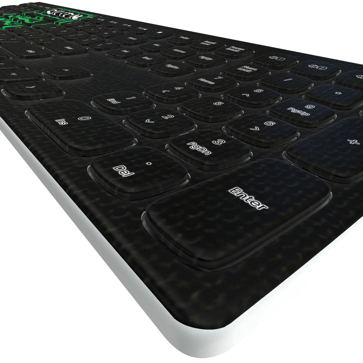 Austin FC Solid KKB605 Curved Wireless Keyboard - Detail