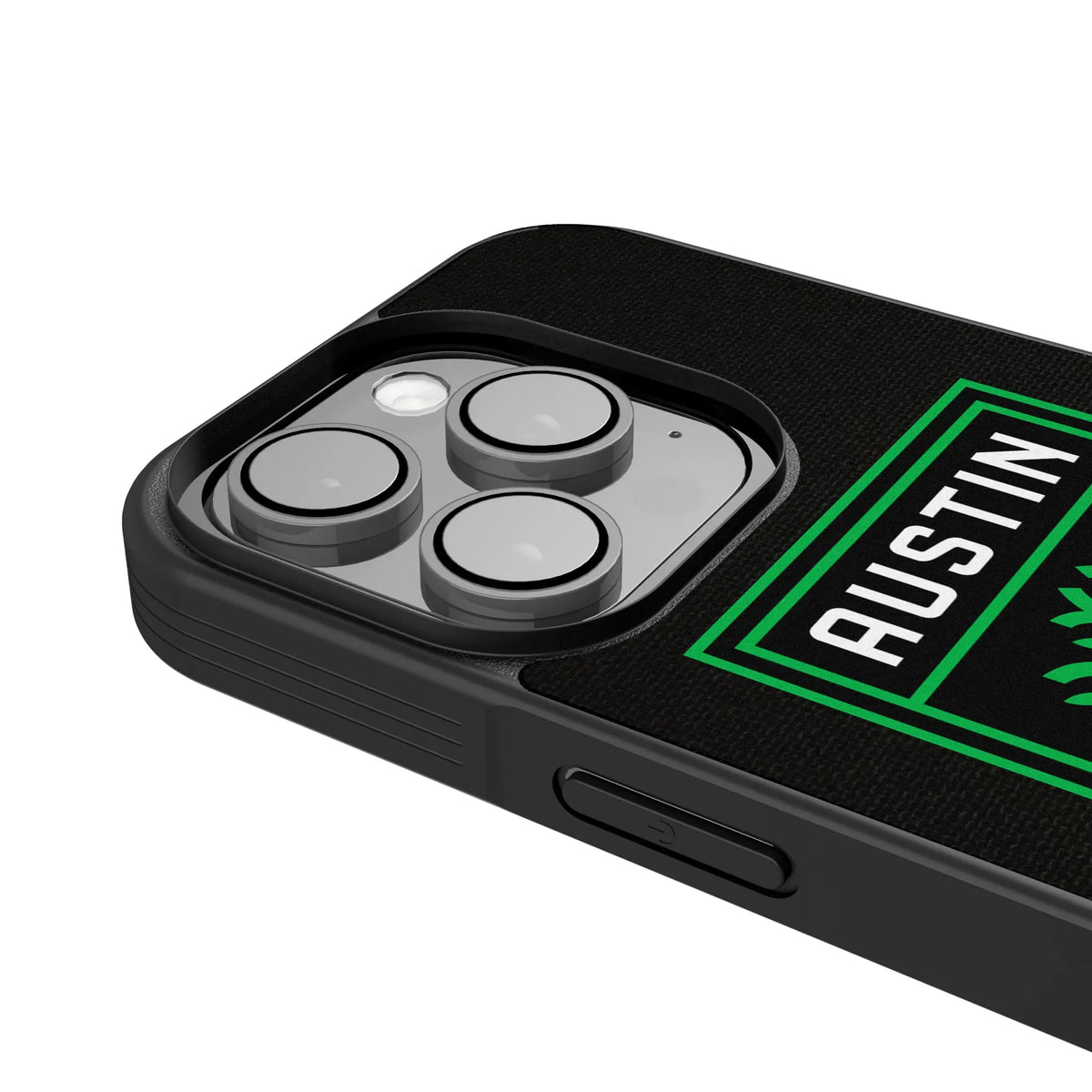Austin FC Stripe iPhone Bump Phone Case for Apple iPhone - Detail