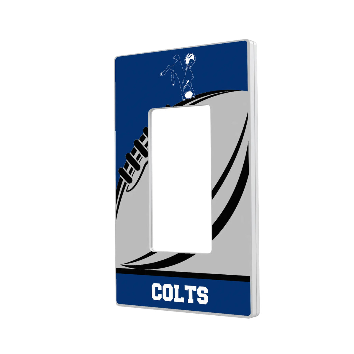 Baltimore Colts 1946 Historic Collection Passtime Hidden-Screw Light Switch Plate#Style_Single Rocker