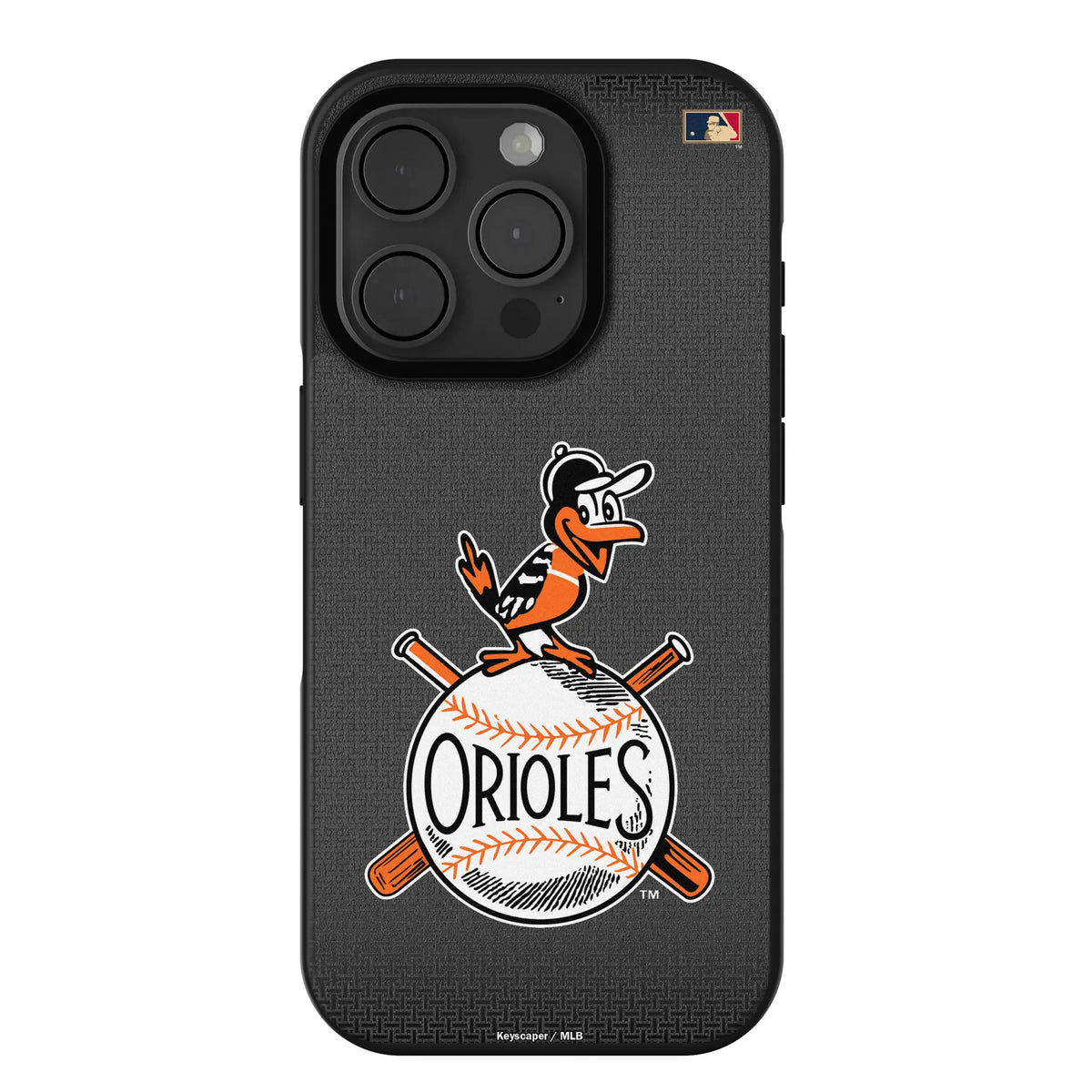 Baltimore Orioles 1954-1963 - Cooperstown Collection Linen iPhone Bump Phone Case for Apple iPhone