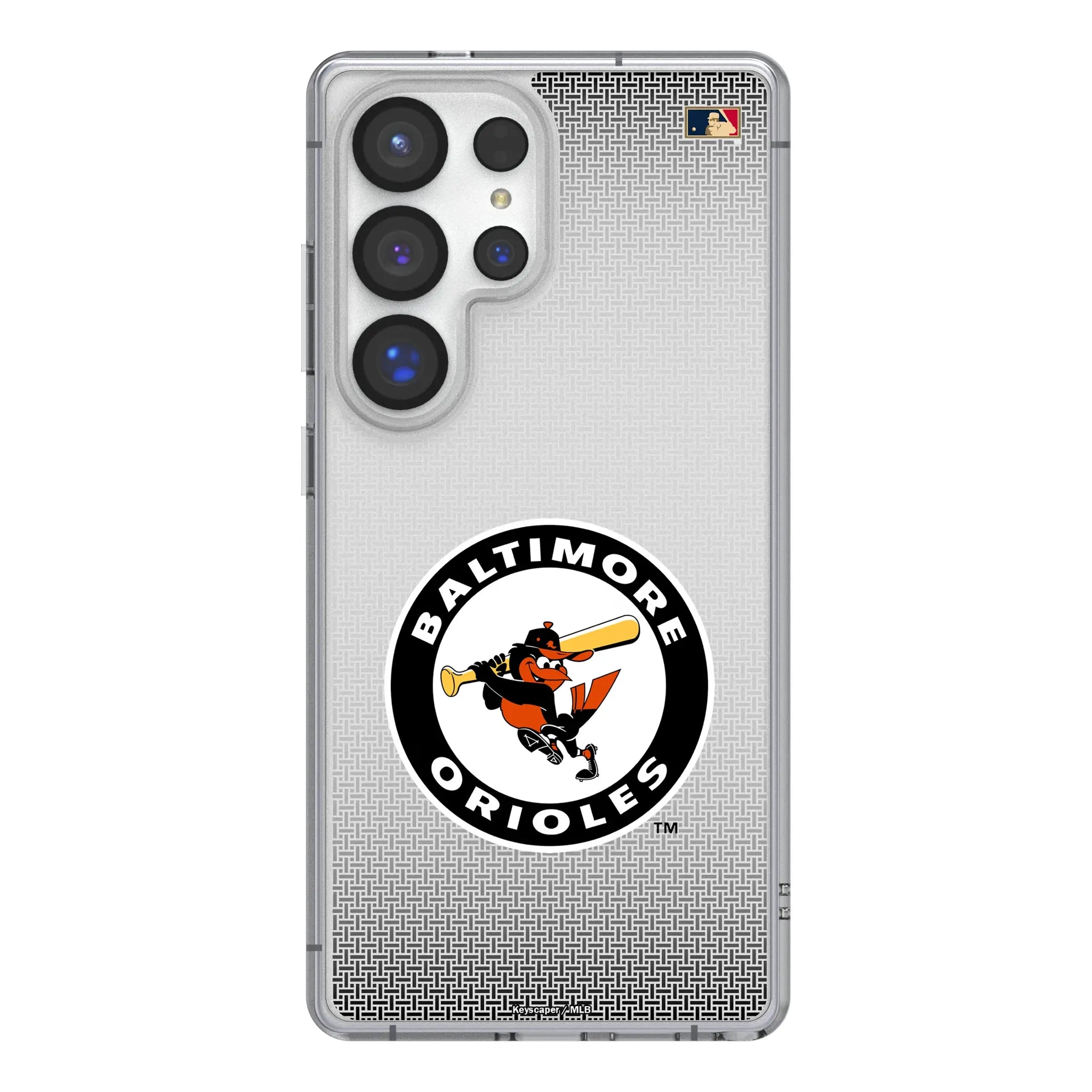 Baltimore Orioles 1966-1969 - Cooperstown Collection Linen Galaxy Clear Phone Case for Samsung Galaxy#Device_Galaxy S25 Ultra