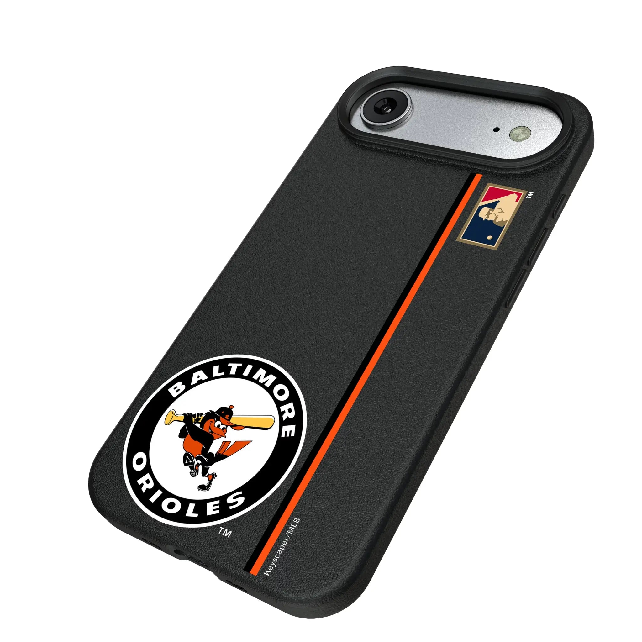 Baltimore Orioles 1966-1969 - Cooperstown Collection Sidebar iPhone MagSafe Compatible Phone Case for Apple iPhone - Isometric View#Device_iPhone Air