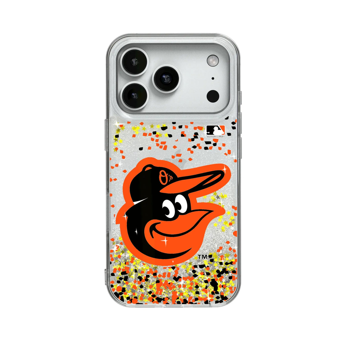 Baltimore Orioles Confetti Glitter Phone Case for Apple iPhone