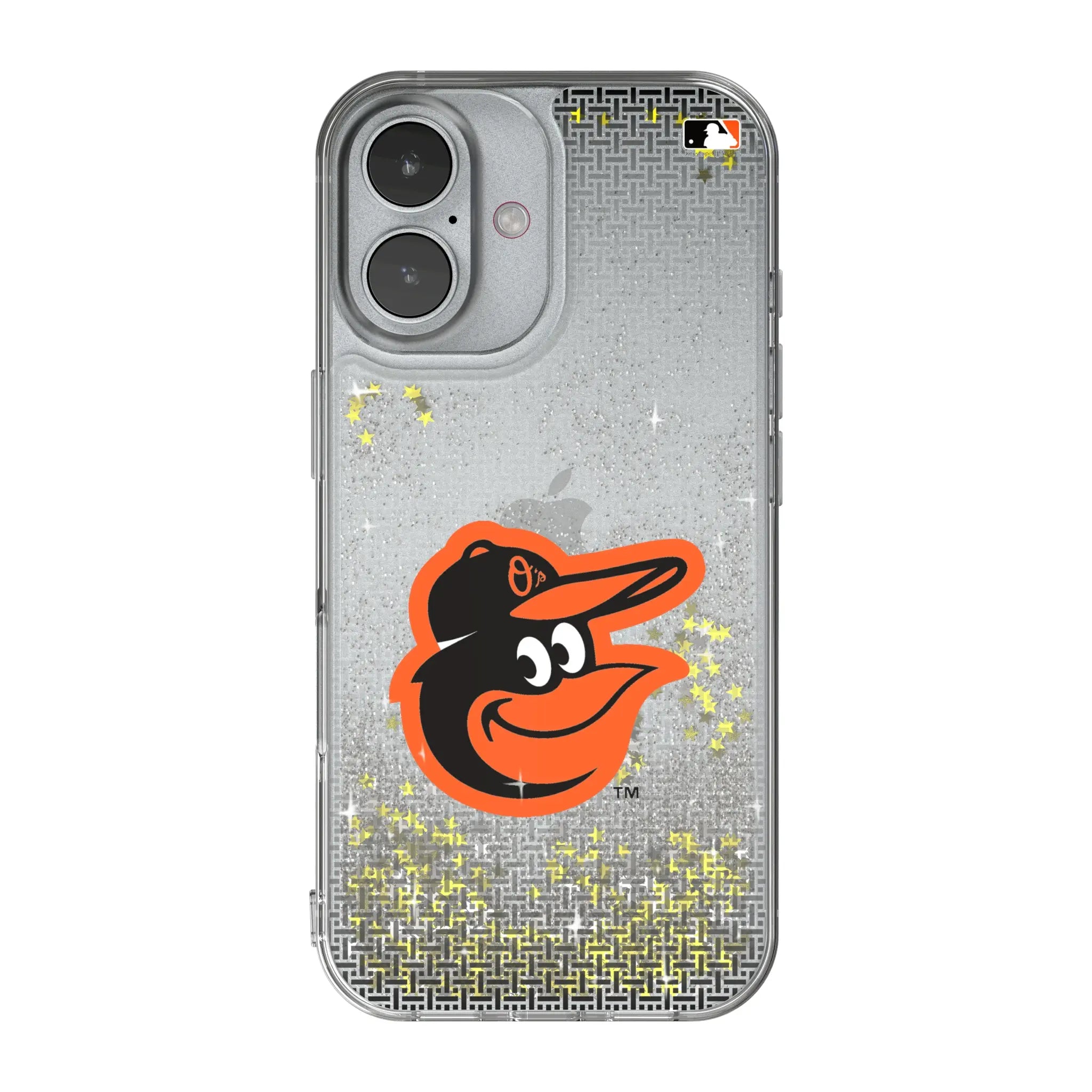 Baltimore Orioles Linen iPhone Glitter Phone Case for Apple iPhone