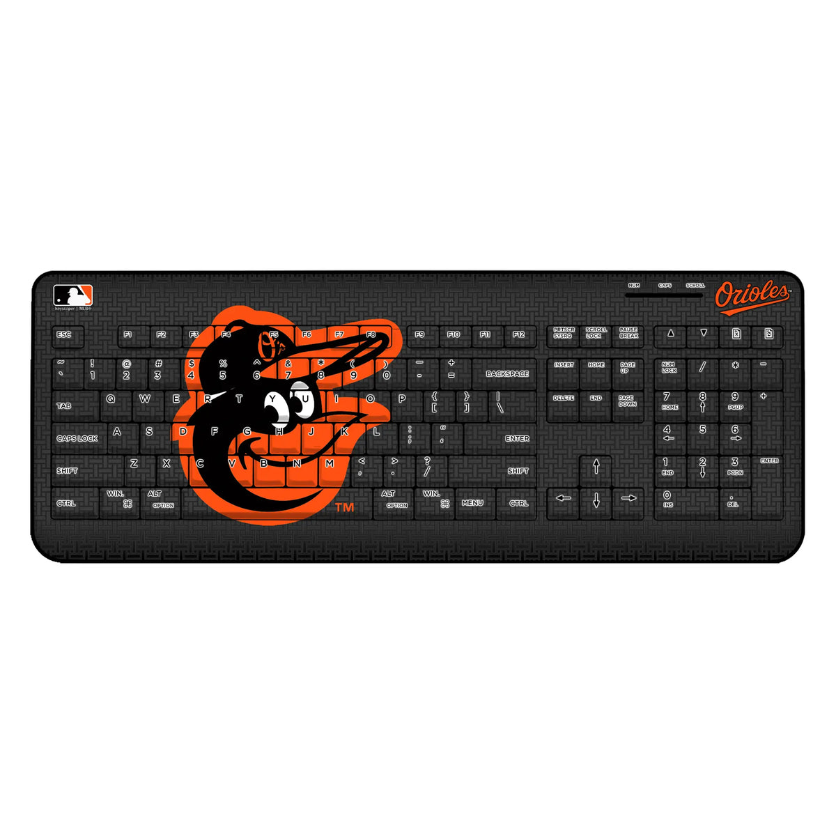 Baltimore Orioles Linen Wireless USB Keyboard