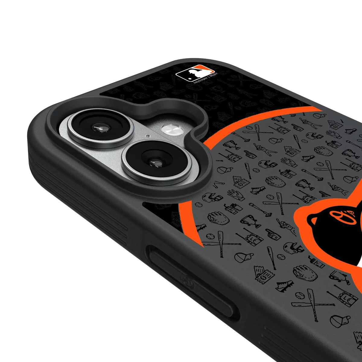 Baltimore Orioles Personalized Circle iPhone Bump Phone Case for Apple iPhone - Detail#Device_iPhone 17