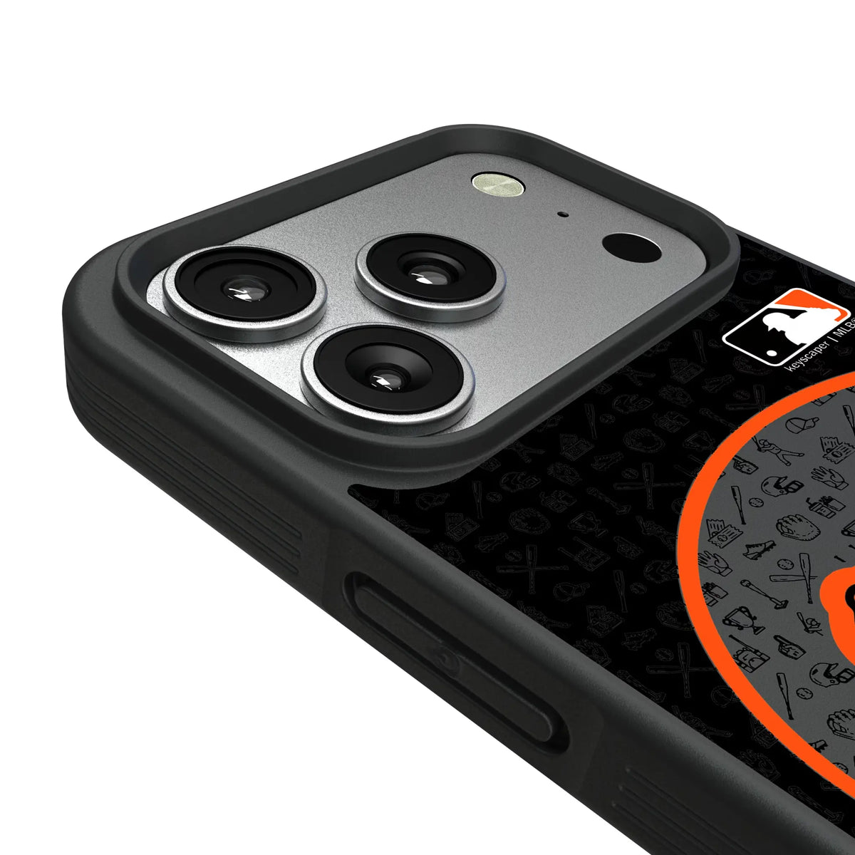 Baltimore Orioles Personalized Circle iPhone Bump Phone Case for Apple iPhone - Detail#Device_iPhone 17 Pro