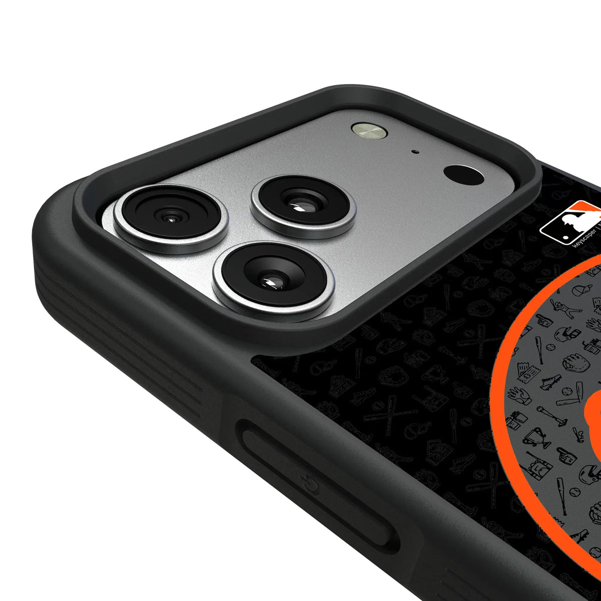 Baltimore Orioles Personalized Circle iPhone Bump Phone Case for Apple iPhone - Detail#Device_iPhone 17 Pro Max